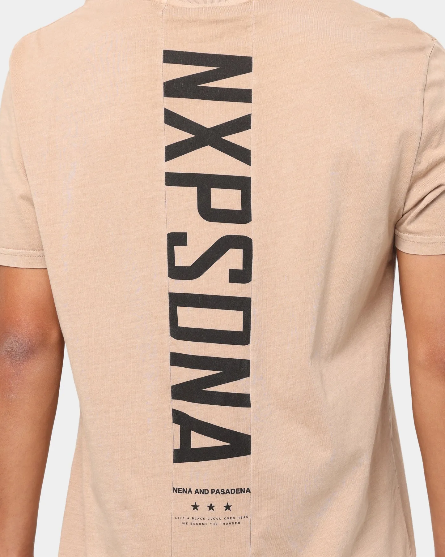 Nena and Pasadena Heightened Cape Back T-Shirt Acid Warm Taupe sold by Culture Kings product image thumbnail 4