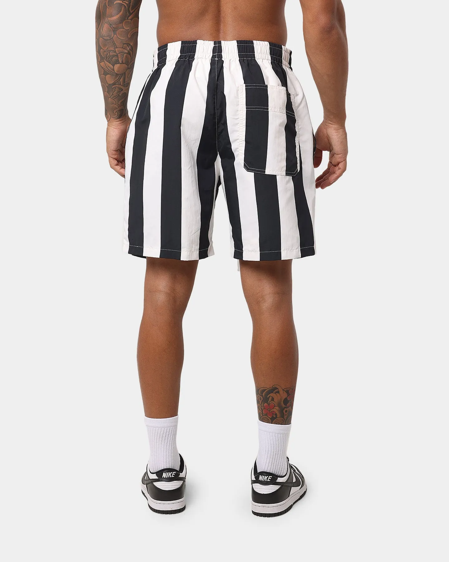 EN ES Neptune Stripe Beach Shorts Black/White sold by Culture Kings product image thumbnail 4