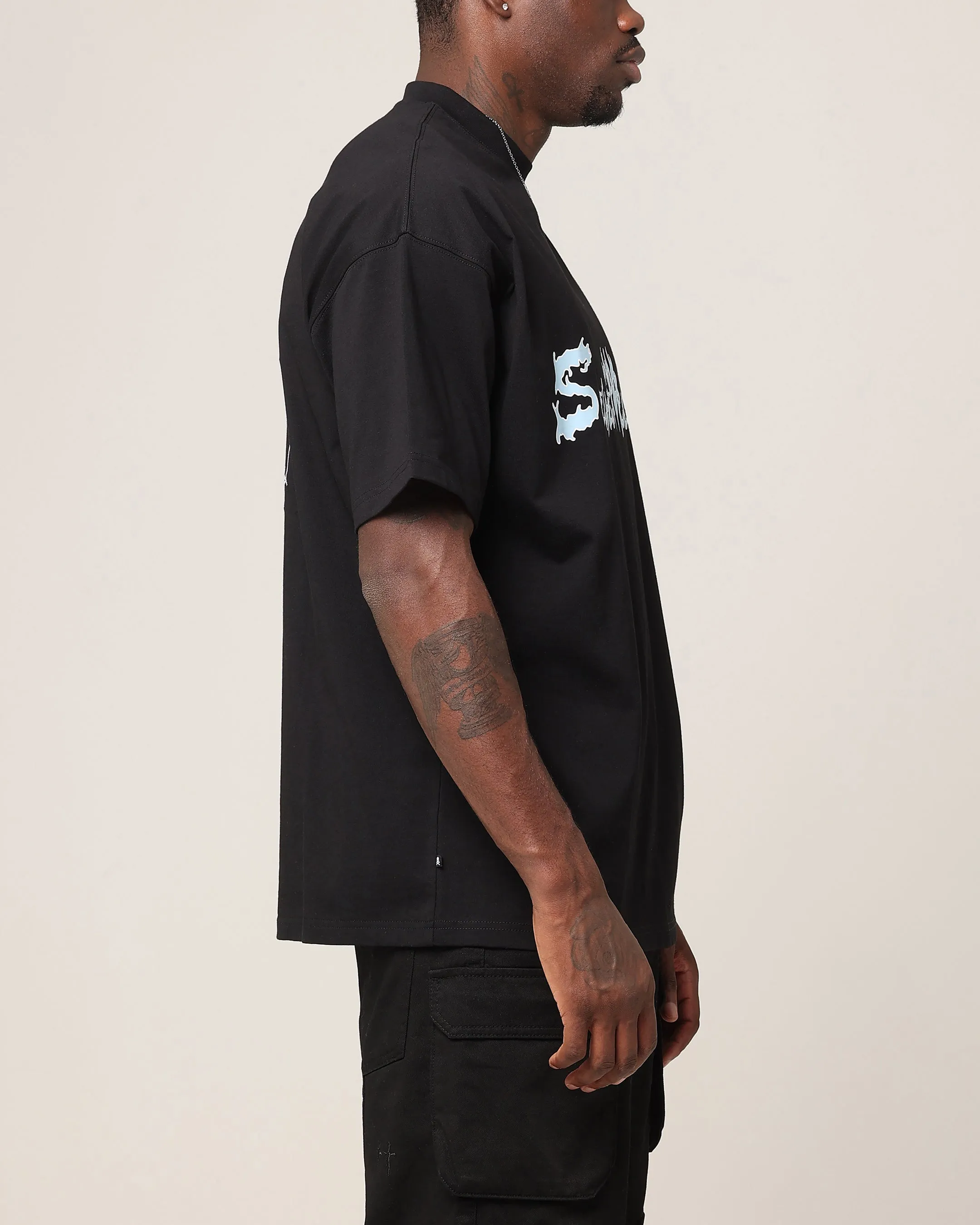 Saint Morta Lover Premium T-Shirt Black sold by Culture Kings product image thumbnail 5