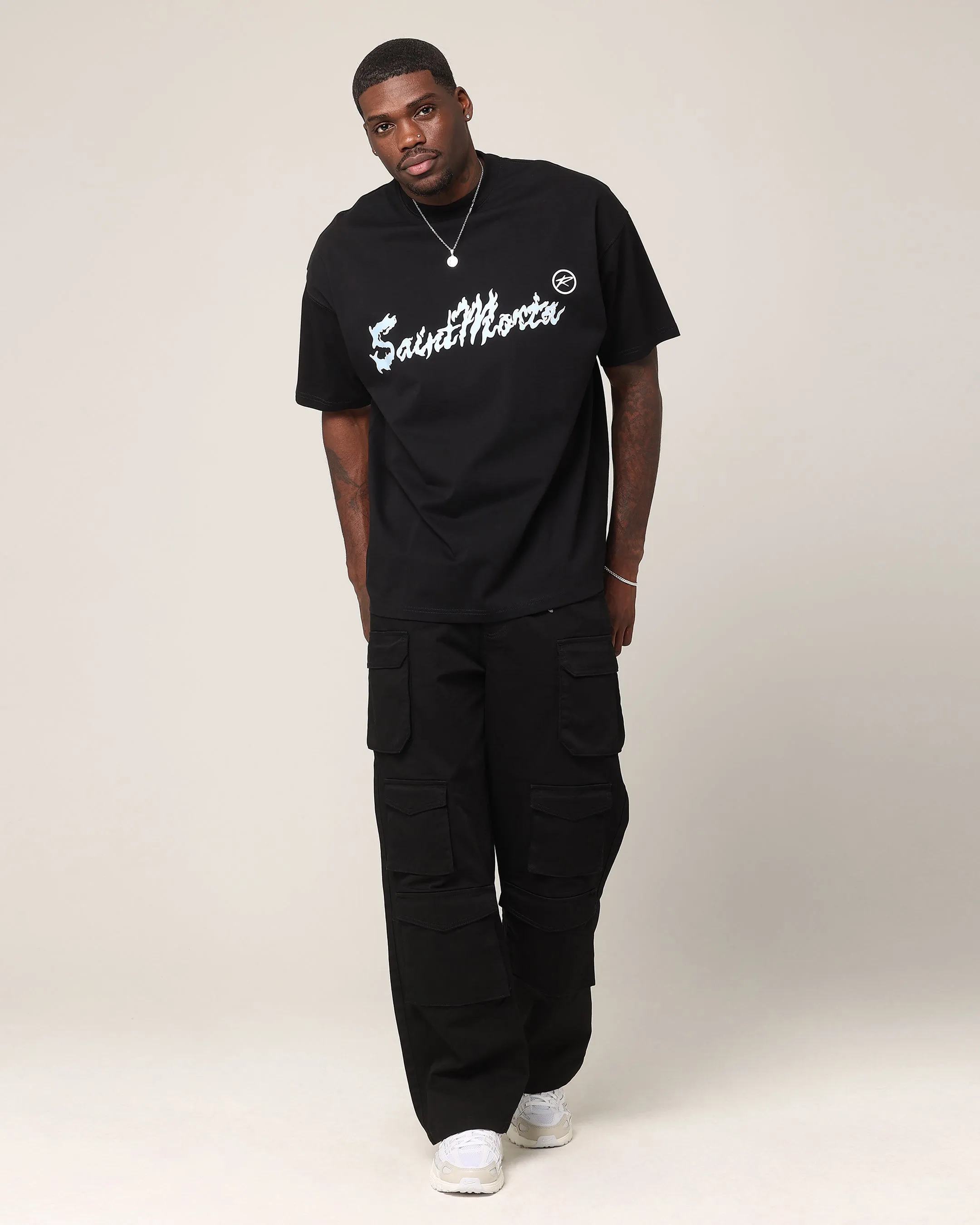 Saint Morta Lover Premium T-Shirt Black sold by Culture Kings product image thumbnail 3