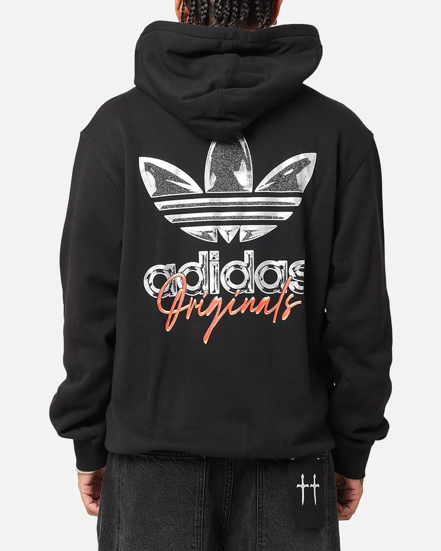 Adidas Trefoil Hoodie Black sold by Culture Kings product image thumbnail 4