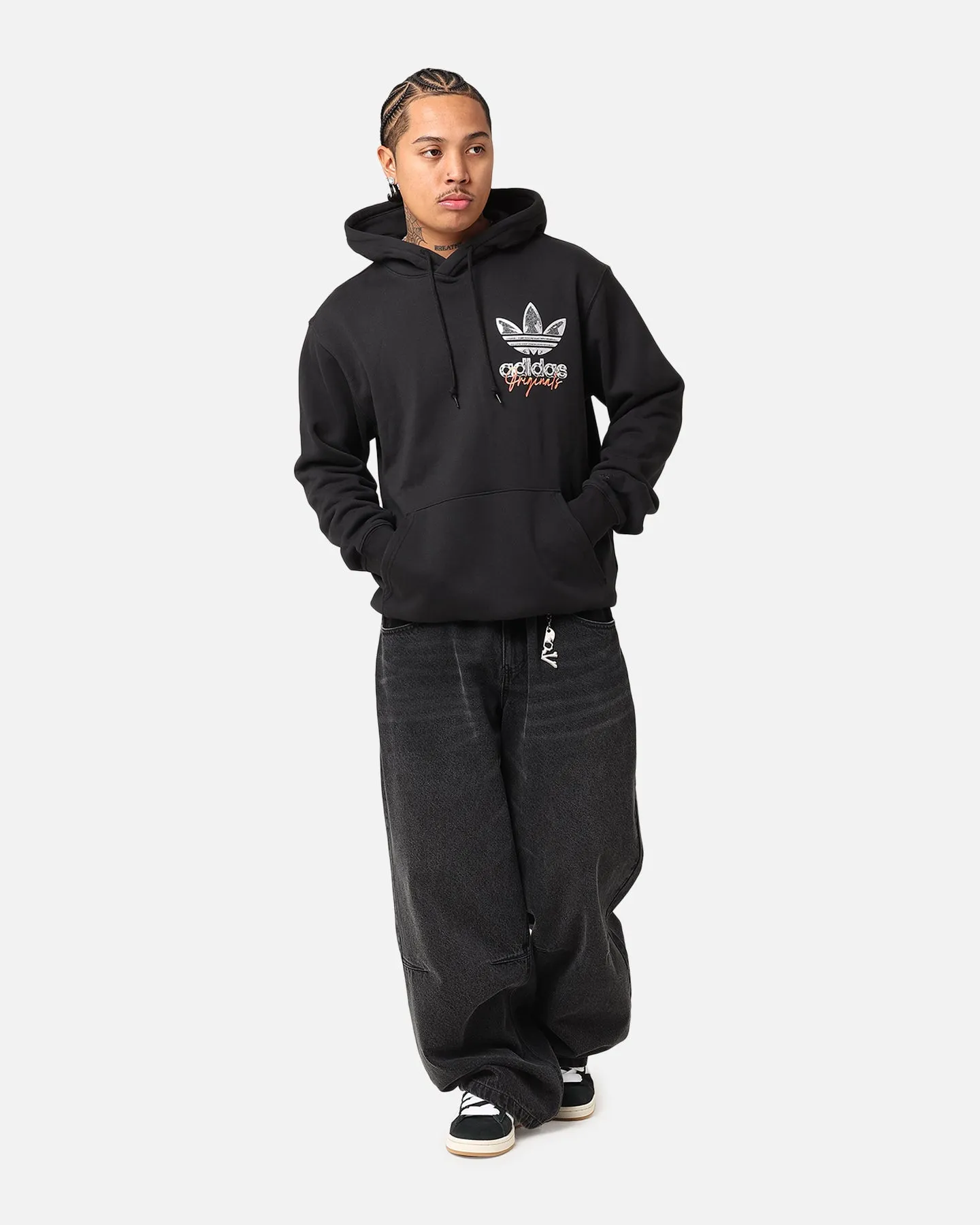 Adidas Trefoil Hoodie Black sold by Culture Kings product image thumbnail 3