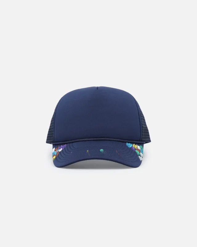 MNML Painter Trucker Snapback Navy sold by Culture Kings