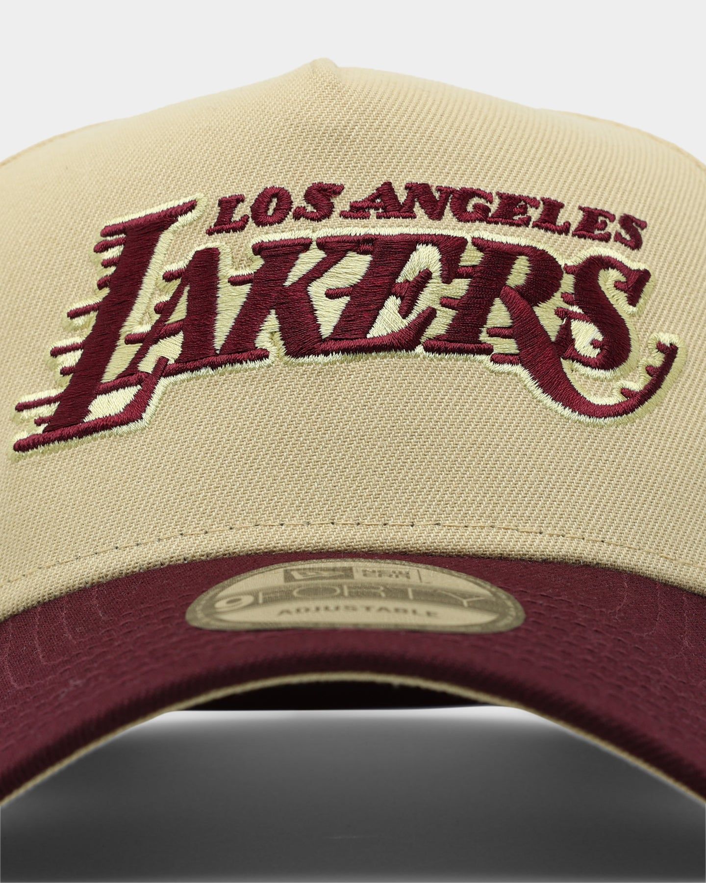 New Era Los Angeles Lakers 9FORTY A-Frame 2-Tone Snapback Gold sold by Culture Kings product image thumbnail 5