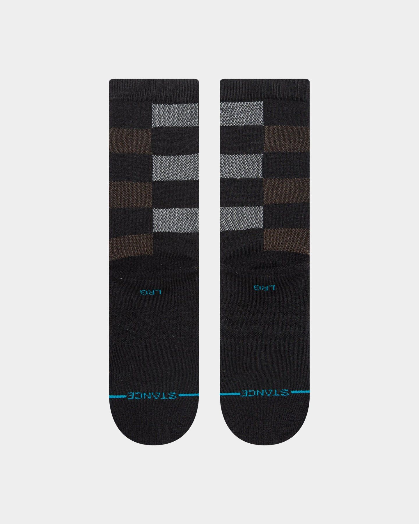 Stance Triple Check Socks Black sold by Culture Kings product image thumbnail 3