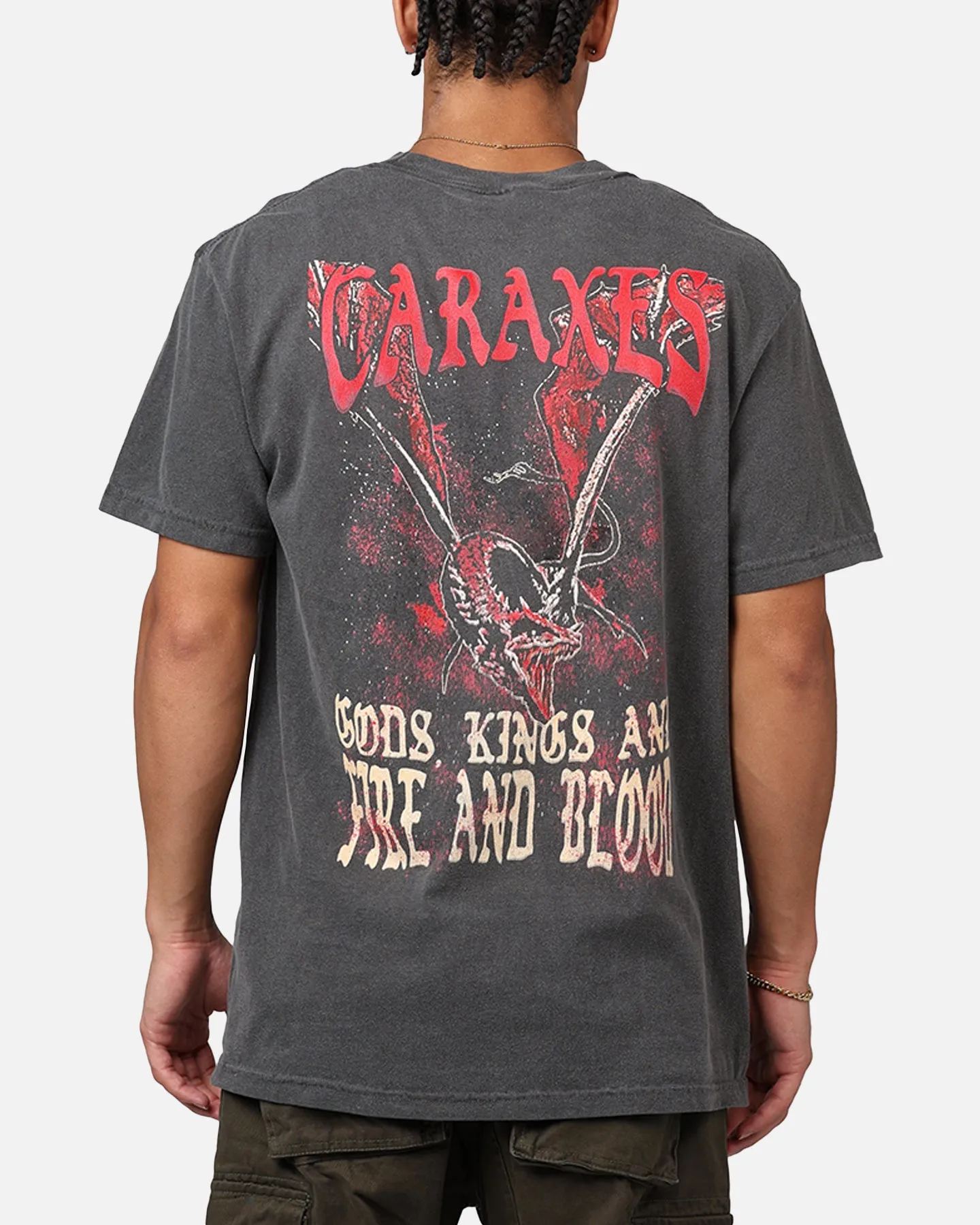 Ripple X Game Of Thrones 'House Of The Dragon' Caraxes T-Shirt Washed Black sold by Culture Kings product image thumbnail 2
