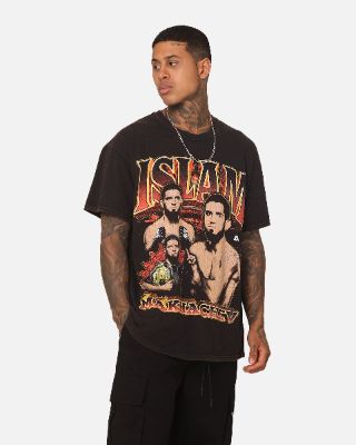 Goat Crew X UFC Islam Makhachev Vintage T-Shirt Black Wash sold by Culture Kings
