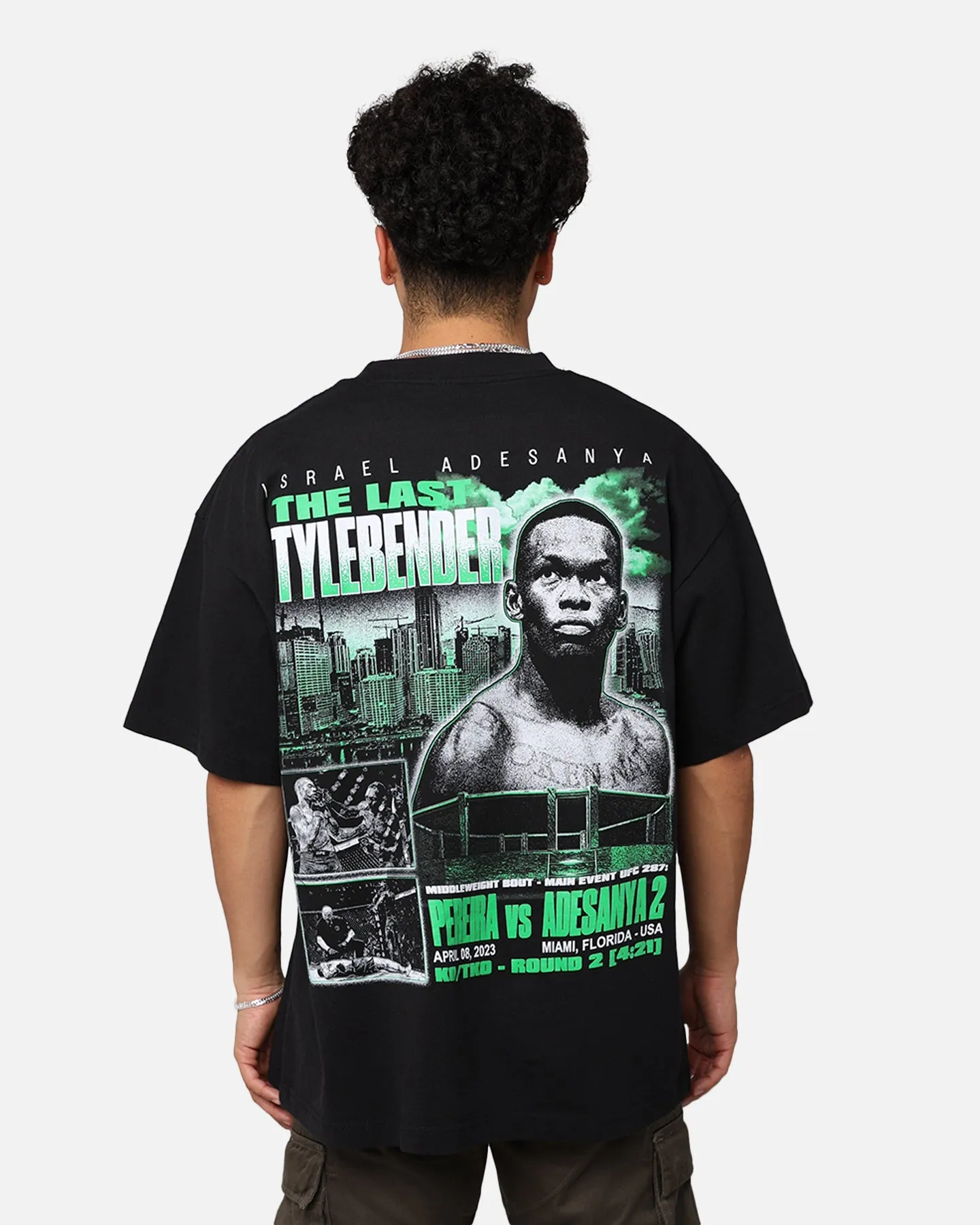 UFC By Goat Crew Israel Adesanya Moment T-Shirt Black sold by Culture Kings product image thumbnail 5