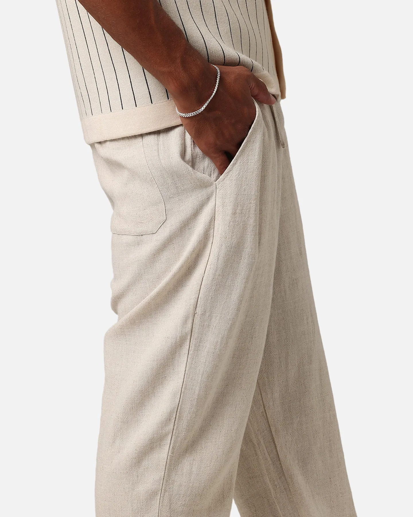 XXIII Ezrah Linen Pants Oatmeal sold by Culture Kings product image thumbnail 3