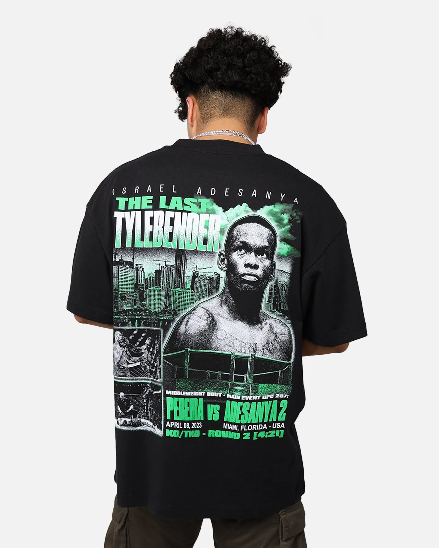 UFC By Goat Crew Israel Adesanya Moment T-Shirt Black sold by Culture Kings