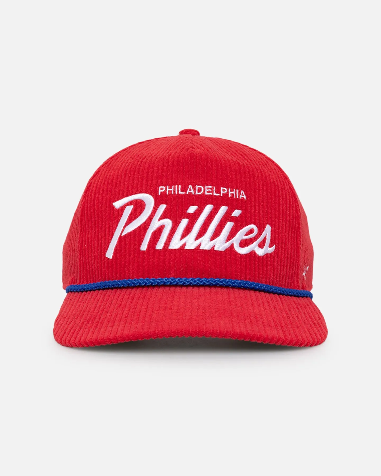 47 Brand Philadelphia Phillies 'MLB Opening Day' Corduroy Crossrope Hitch Snapback Red sold by Culture Kings
