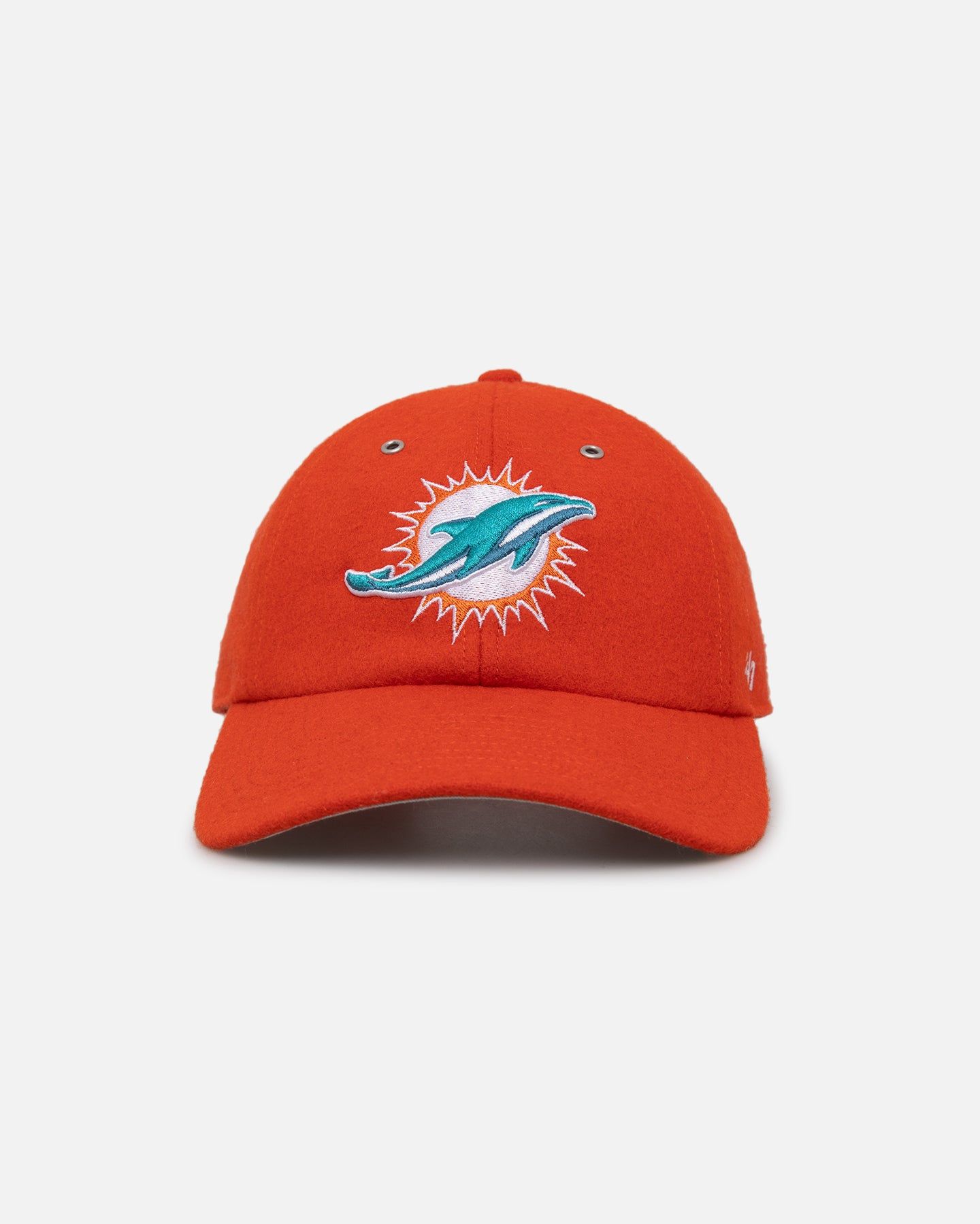 47 Brand Miami Dolphins Wooly Clean Up Strapback Orange sold by Culture Kings