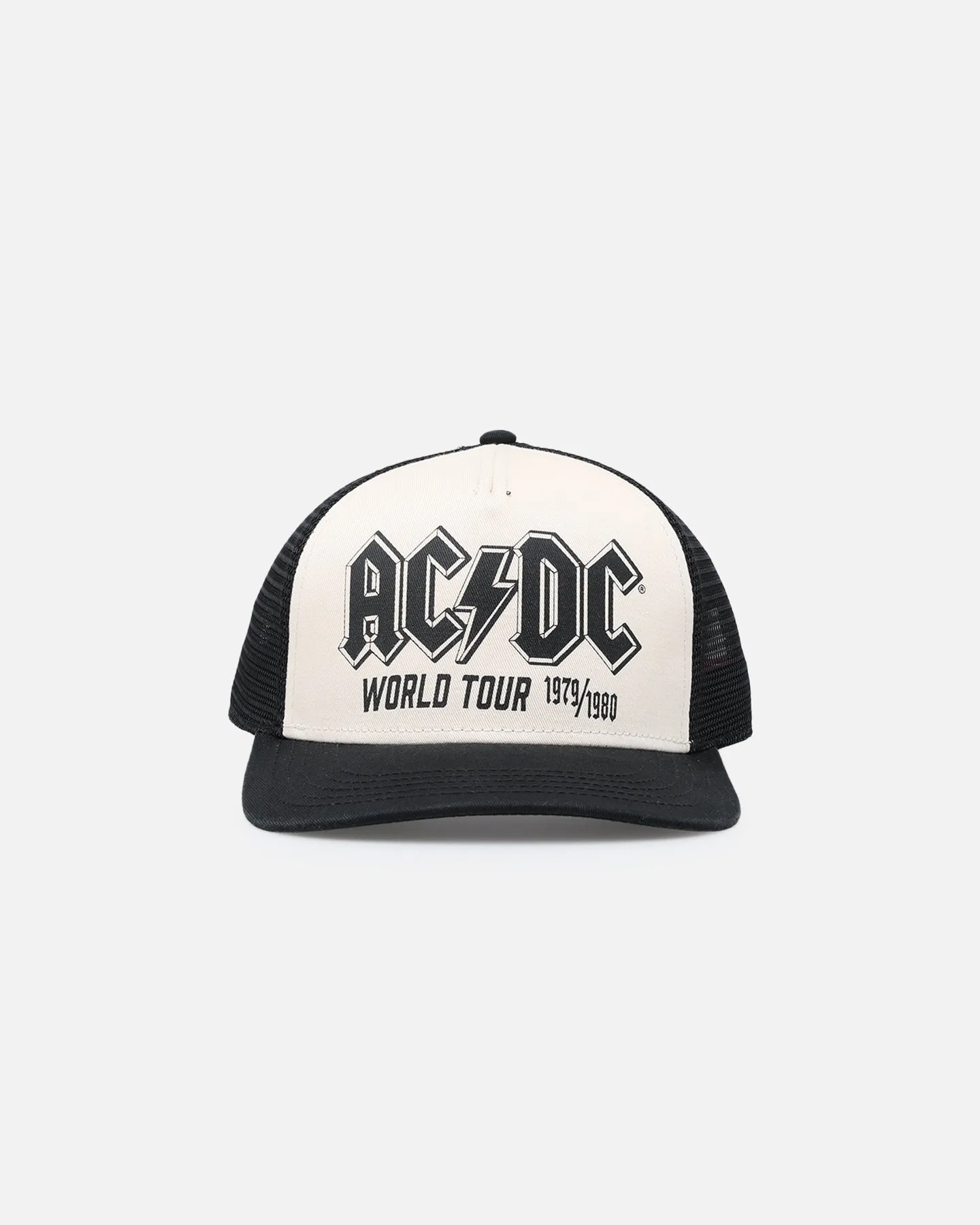American Needle Sinclair Trucker Snapback Black/Ivory sold by Culture Kings