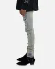 MNML X165 Paisley Skinny Denim Jeans Black/Black sold by Culture Kings