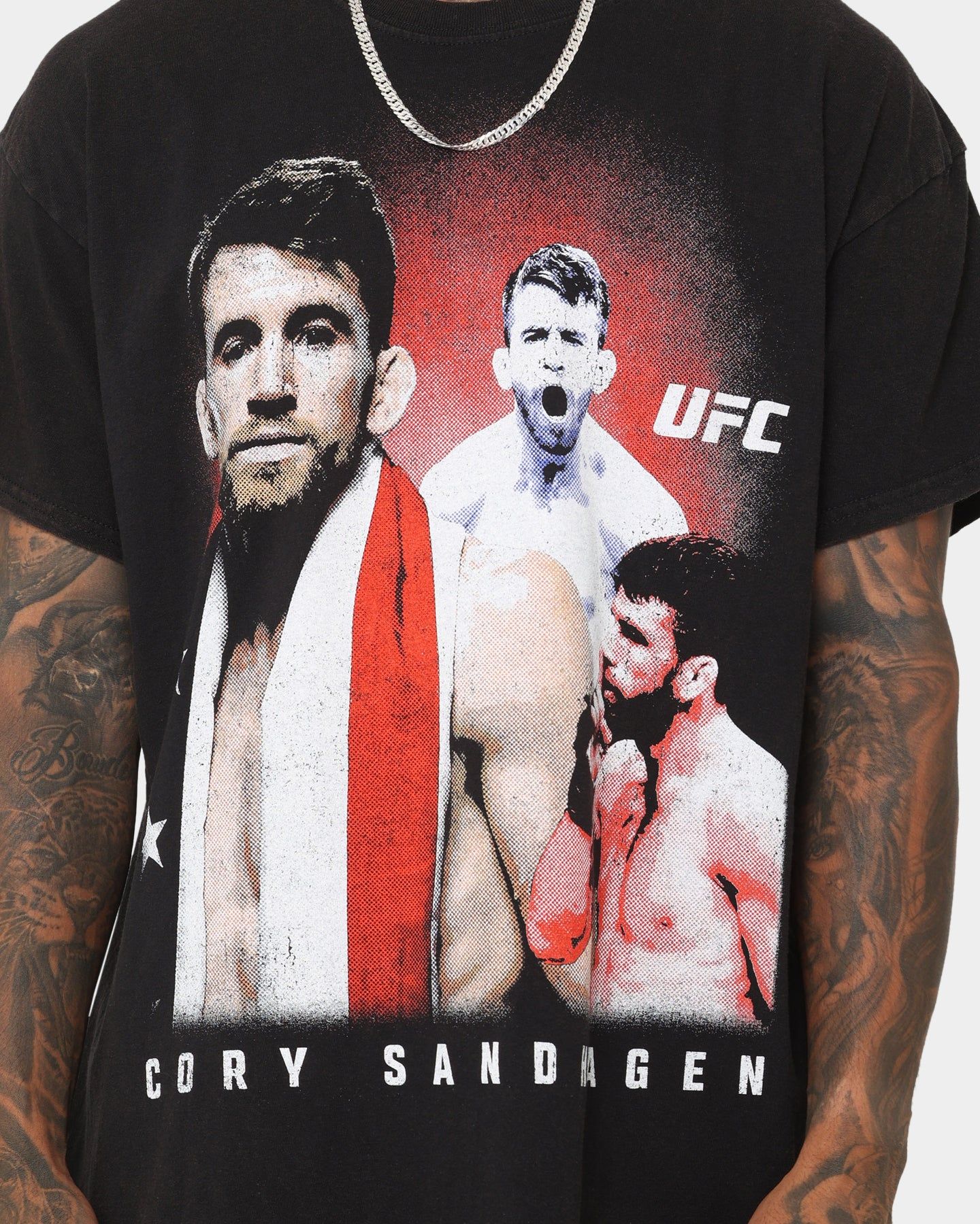 Goat Crew X UFC Cory Sandhagen Vintage T-Shirt Black Wash sold by Culture Kings product image thumbnail 5