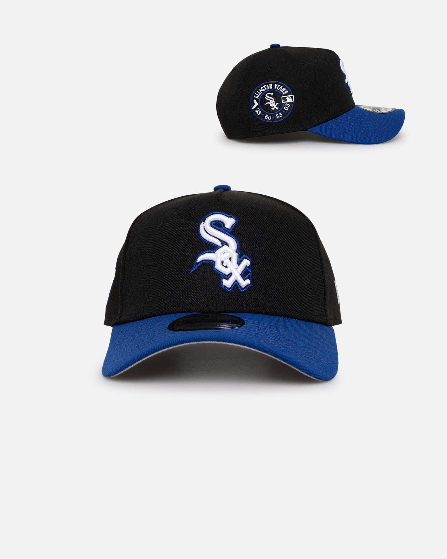 New Era Chicago White Sox 'Retro Royal' 9FORTY A-Frame Snapback Black/Royal sold by Culture Kings