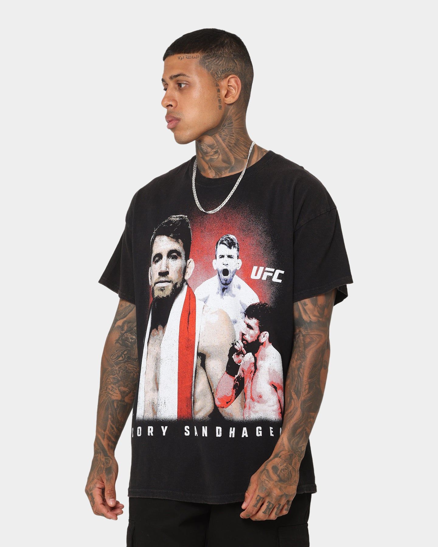 Goat Crew X UFC Cory Sandhagen Vintage T-Shirt Black Wash sold by Culture Kings