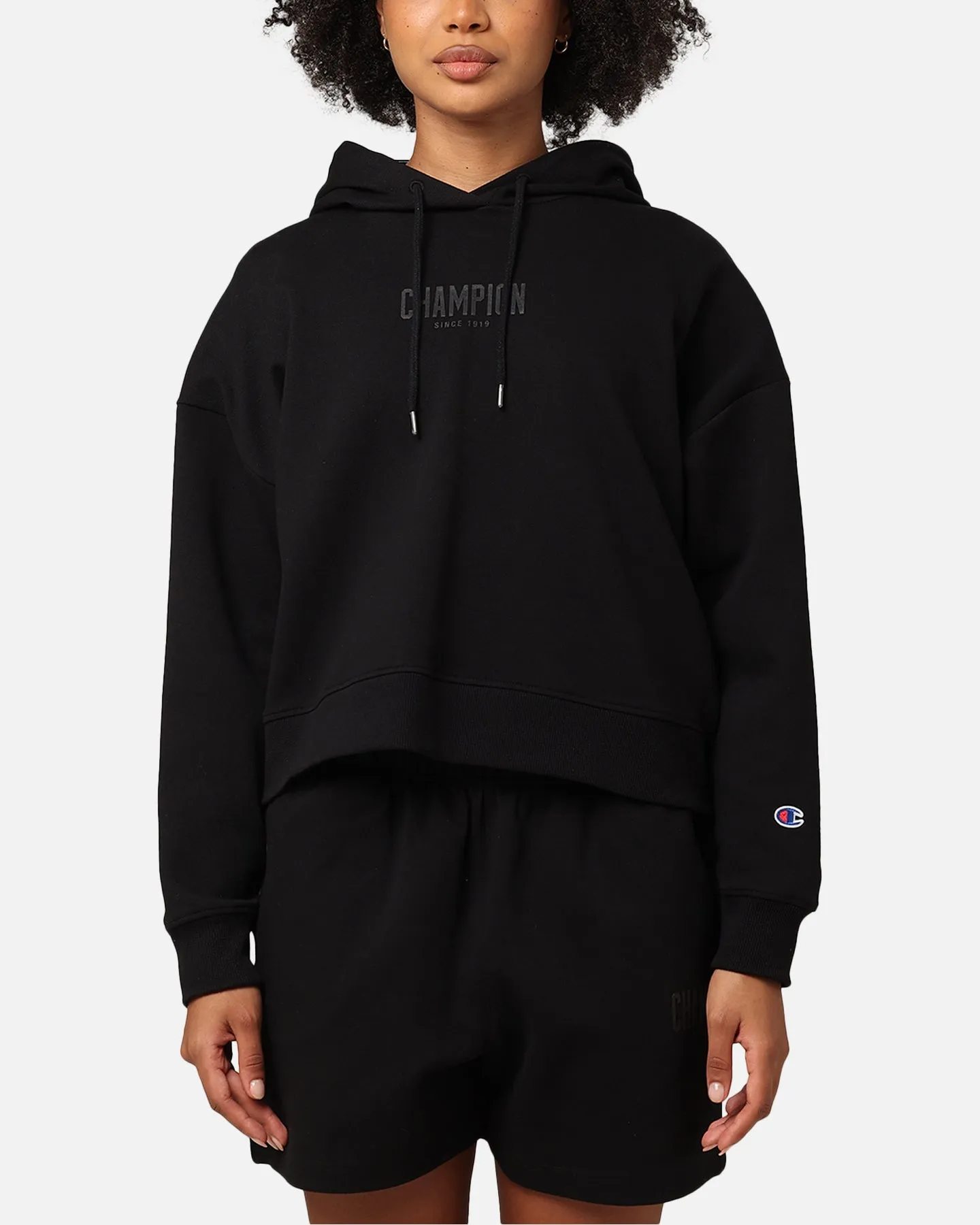 Champion Women's Rochester Base Hoodie Black sold by Culture Kings
