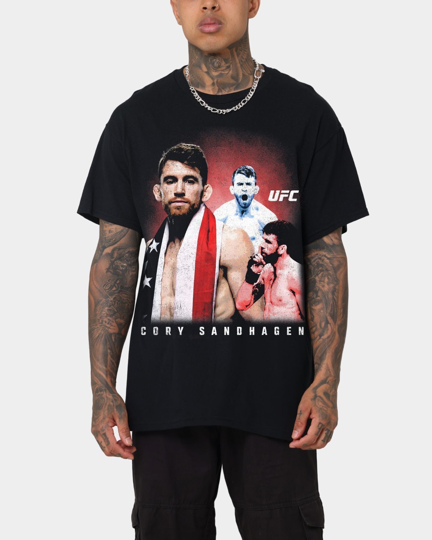 Goat Crew X UFC Cory Sandhagen Vintage T-Shirt Black Wash sold by Culture Kings product image thumbnail 2