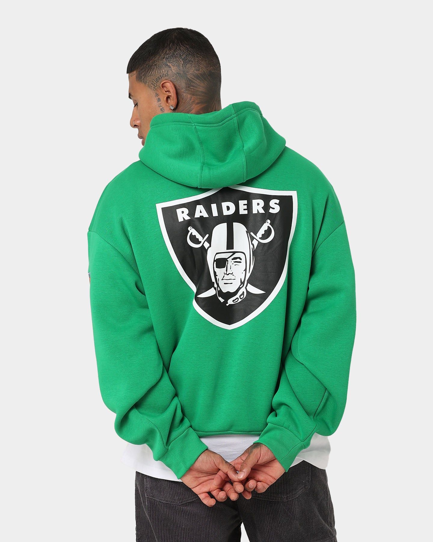 New Era Las Vegas Raiders 'Tropical Punch Script Pack' Oversized Hoodie Lucky Green sold by Culture Kings product image thumbnail 4