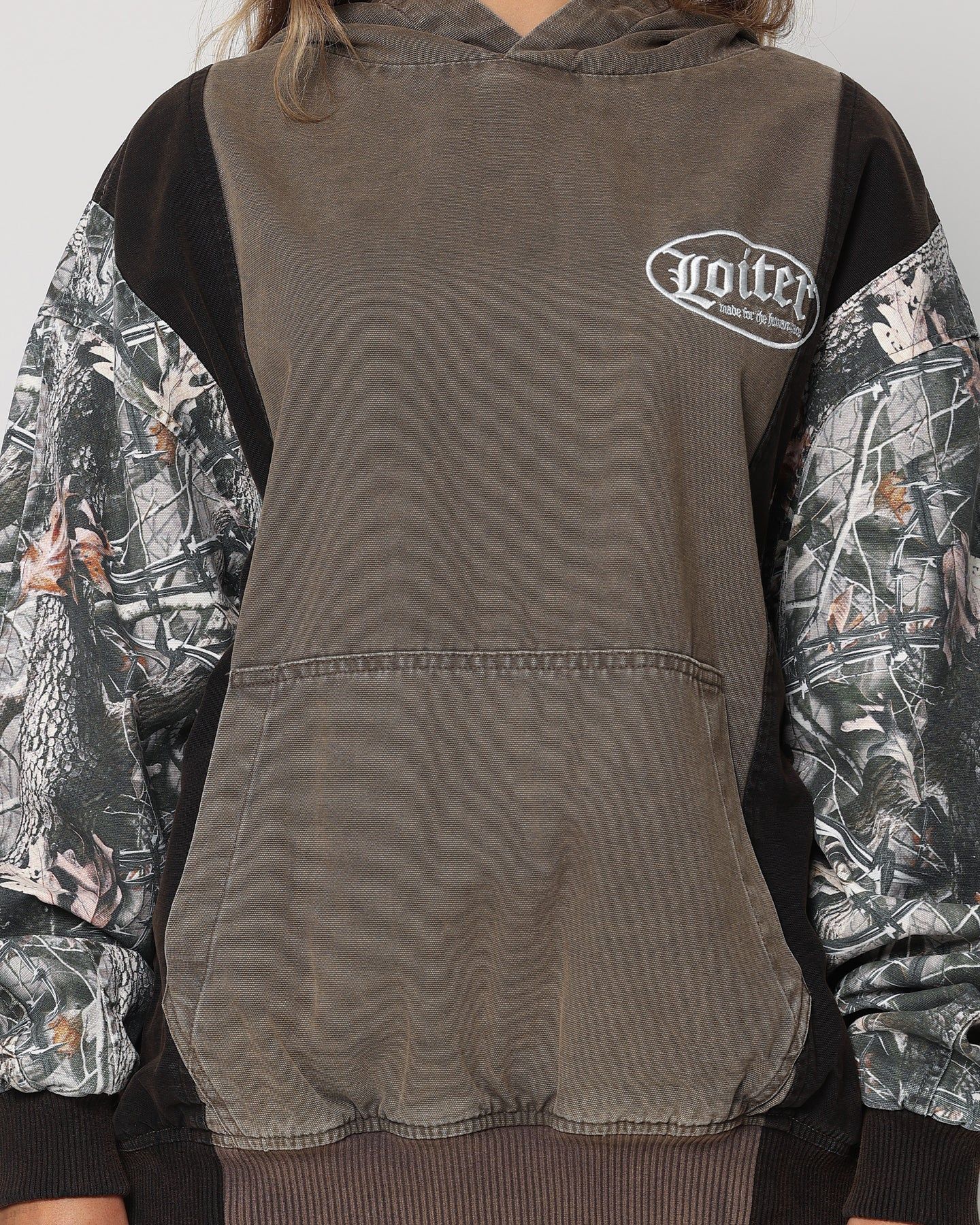 Loiter Splinter Hoodie Khaki/Camo sold by Culture Kings product image thumbnail 6