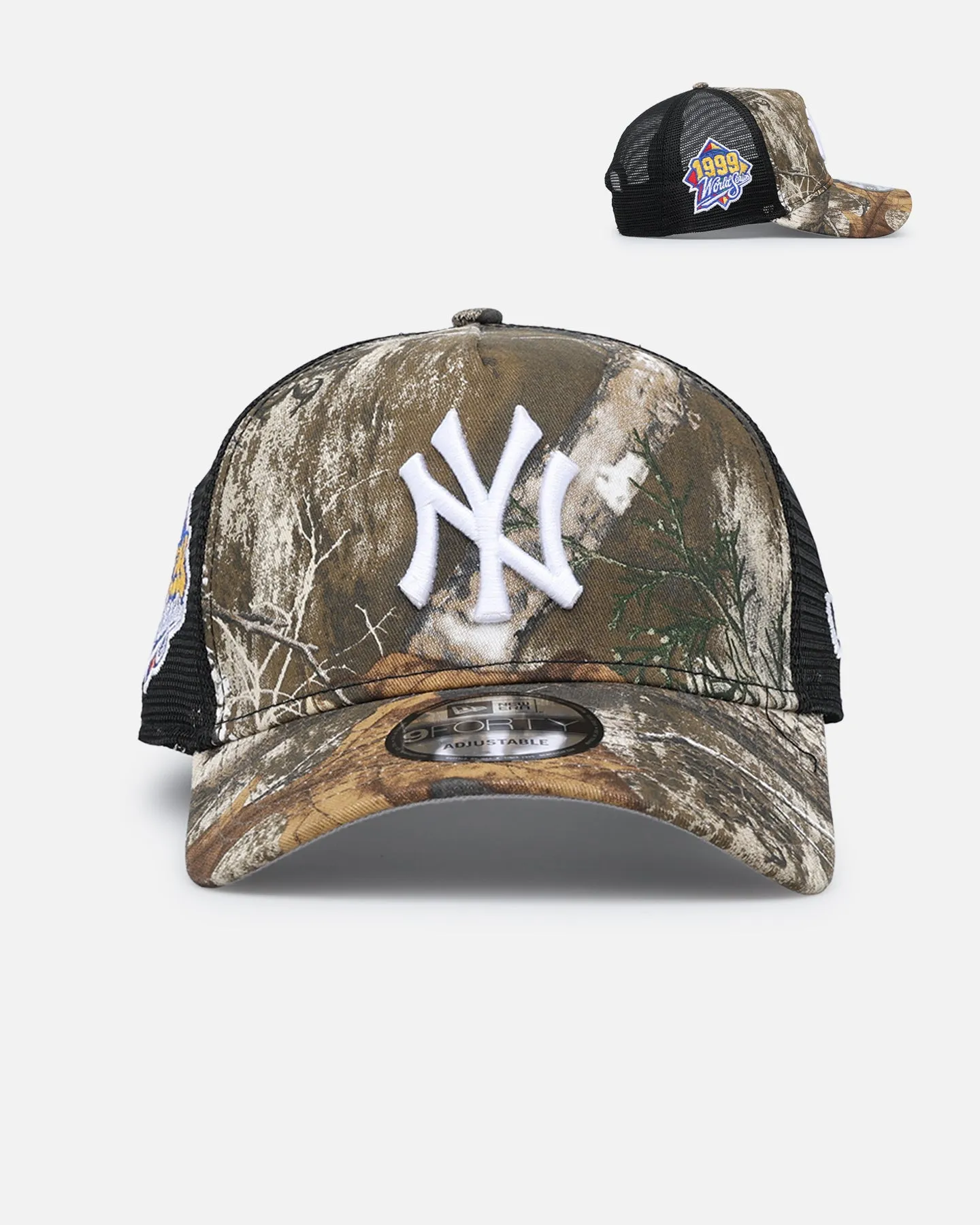 New Era New York Yankees 'Real Tree' 9FORTY A-Frame Trucker Snapback Real Tree sold by Culture Kings