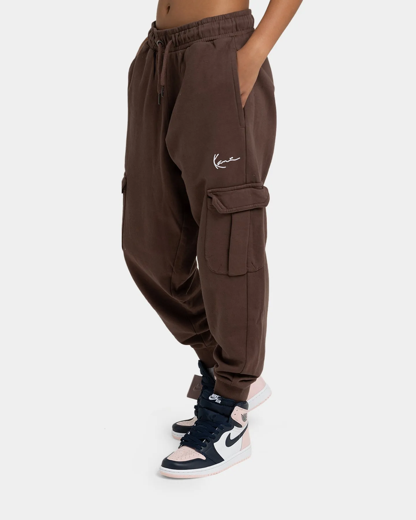 Karl Kani Signature Cargo Pants Brown sold by Culture Kings