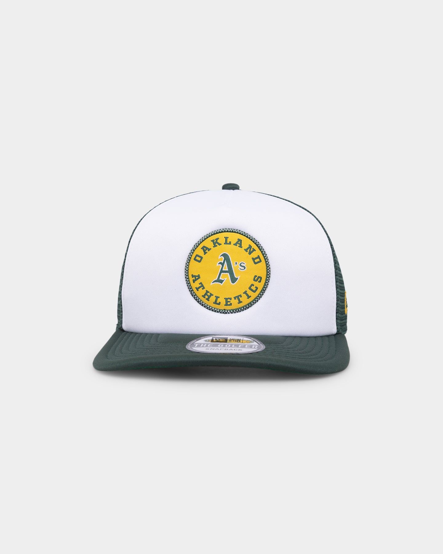 New Era Oakland Athletics Golfer Trucker Snapback White/Green sold by Culture Kings