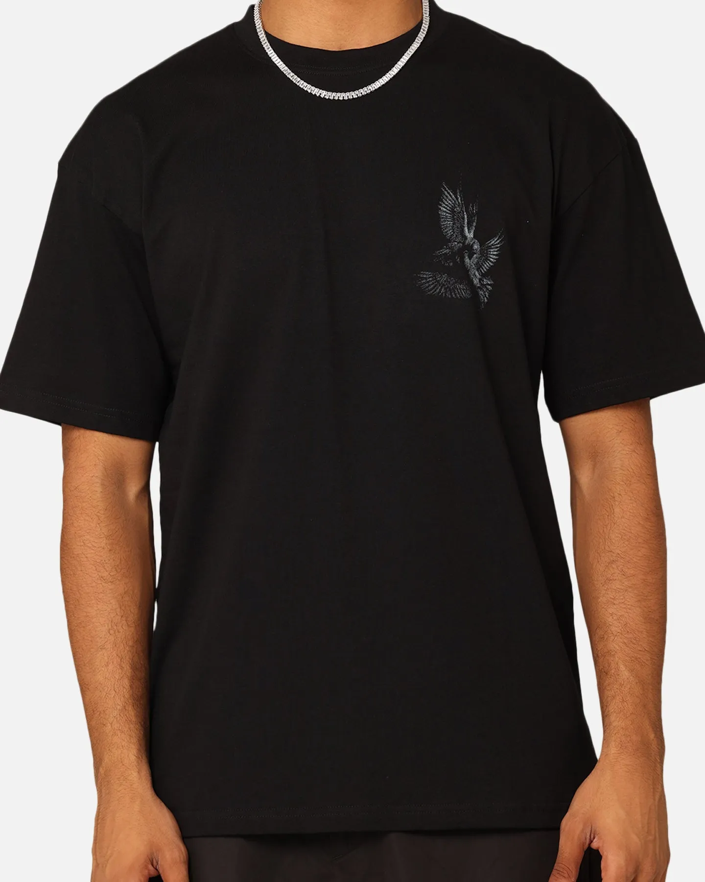 Saint Morta Doves Drop Shoulder T-Shirt Black sold by Culture Kings product image thumbnail 4