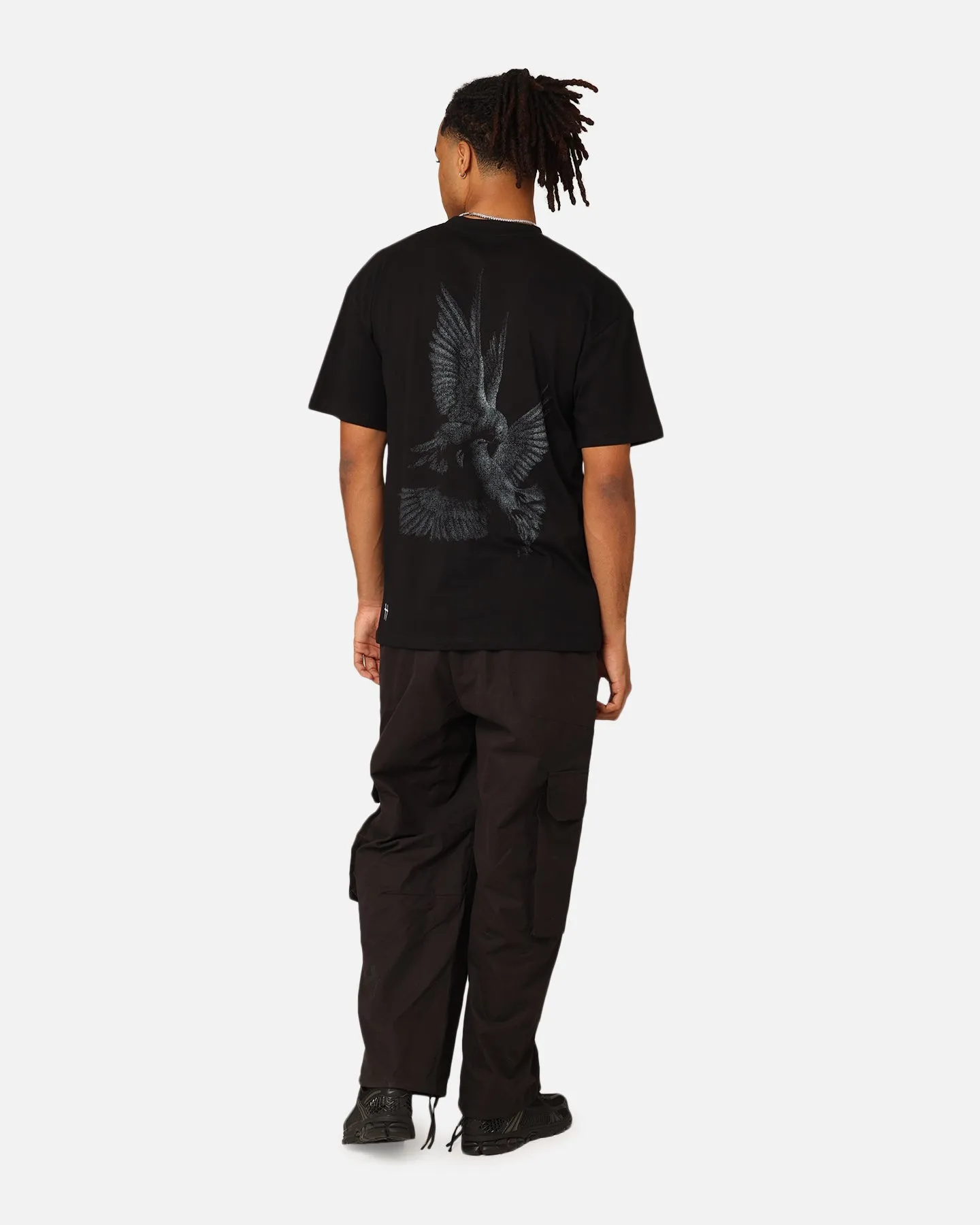 Saint Morta Doves Drop Shoulder T-Shirt Black sold by Culture Kings product image thumbnail 3