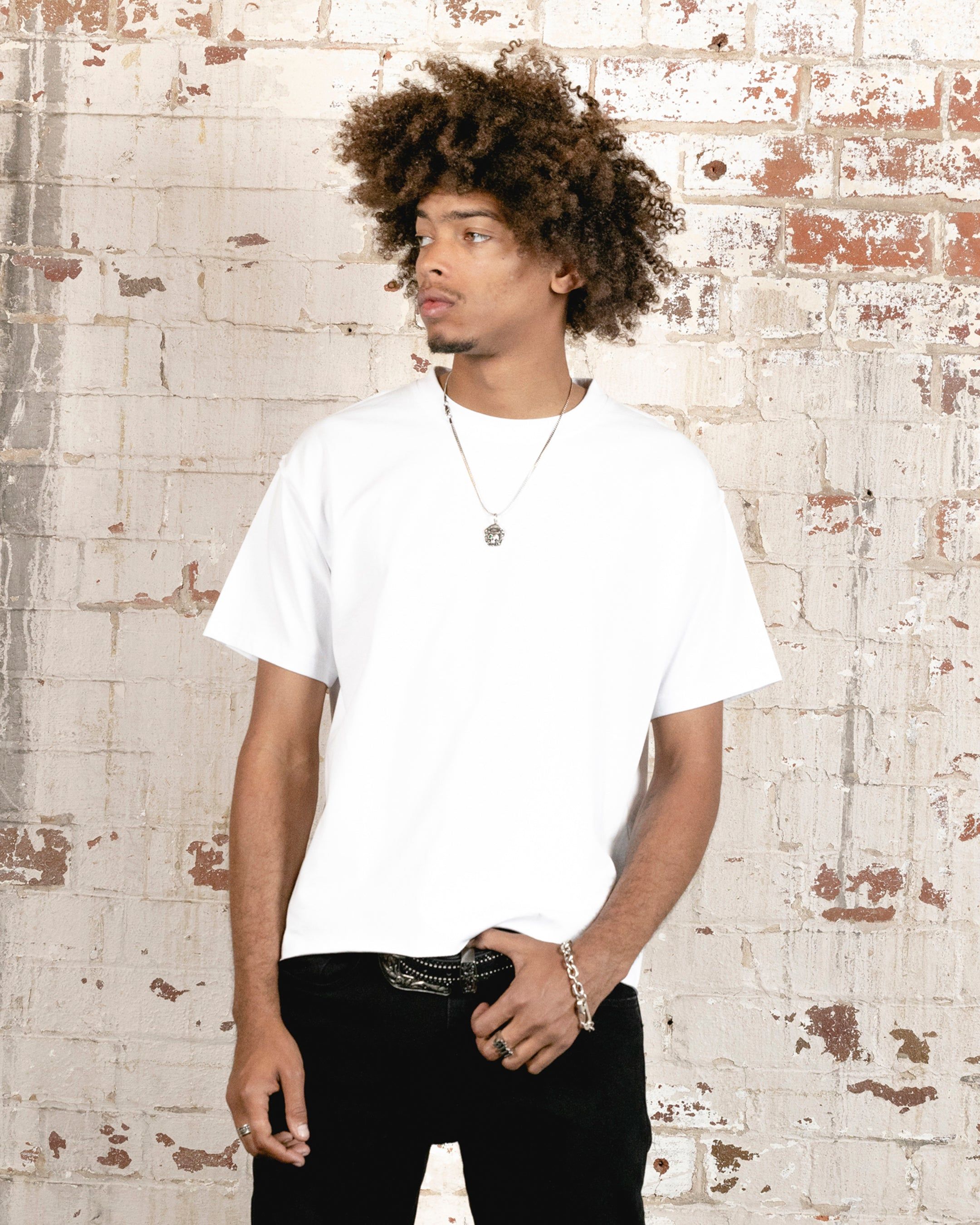 Saint Morta Lafayette Cropped T-Shirt White sold by Culture Kings