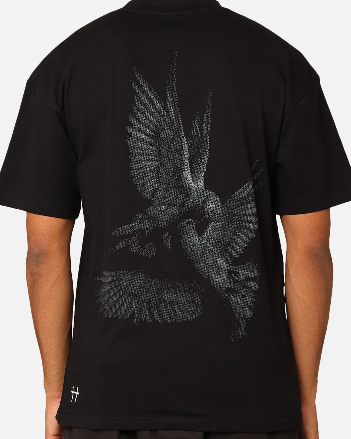 Saint Morta Doves Drop Shoulder T-Shirt Black sold by Culture Kings product image thumbnail 5