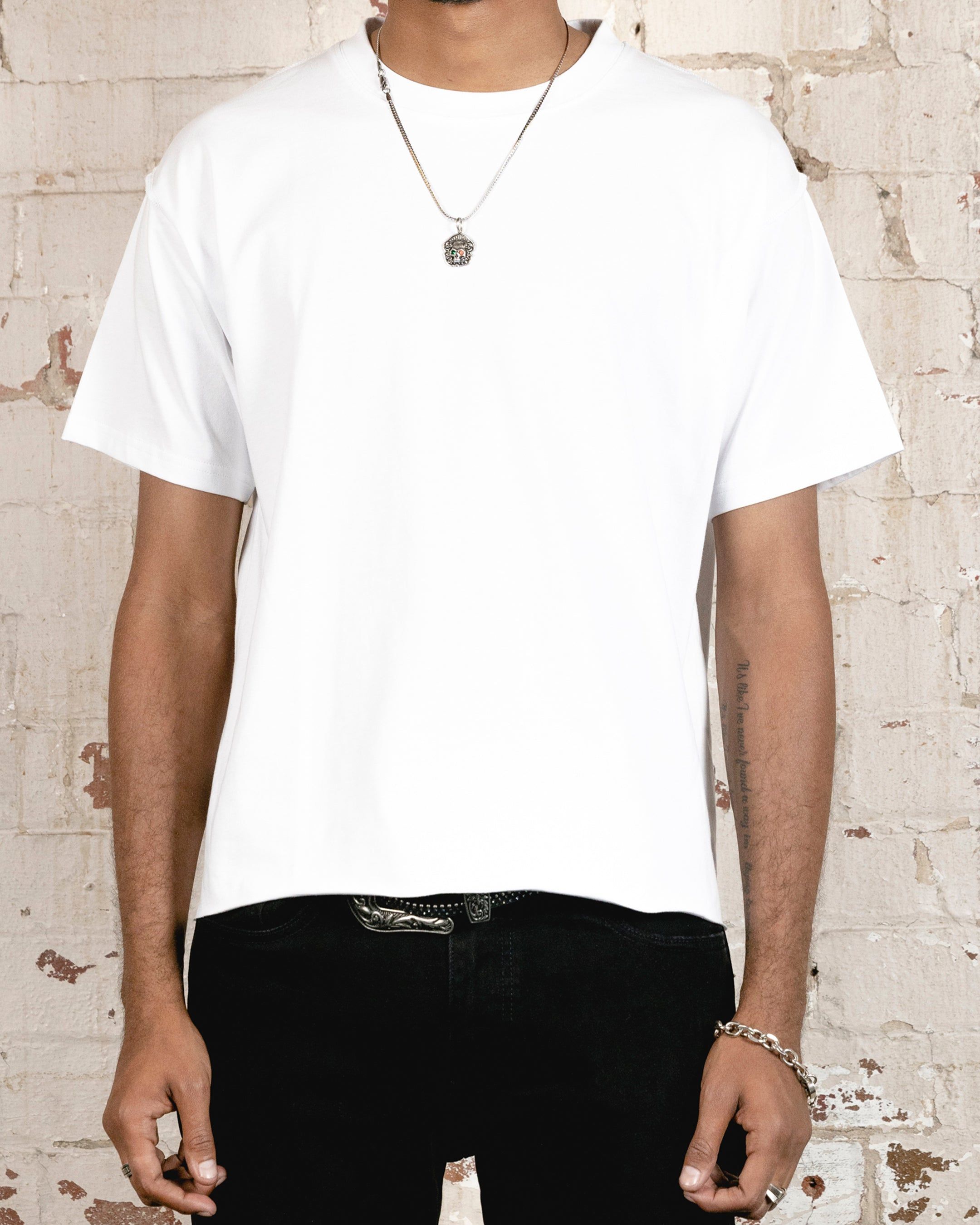 Saint Morta Lafayette Cropped T-Shirt White sold by Culture Kings product image thumbnail 3