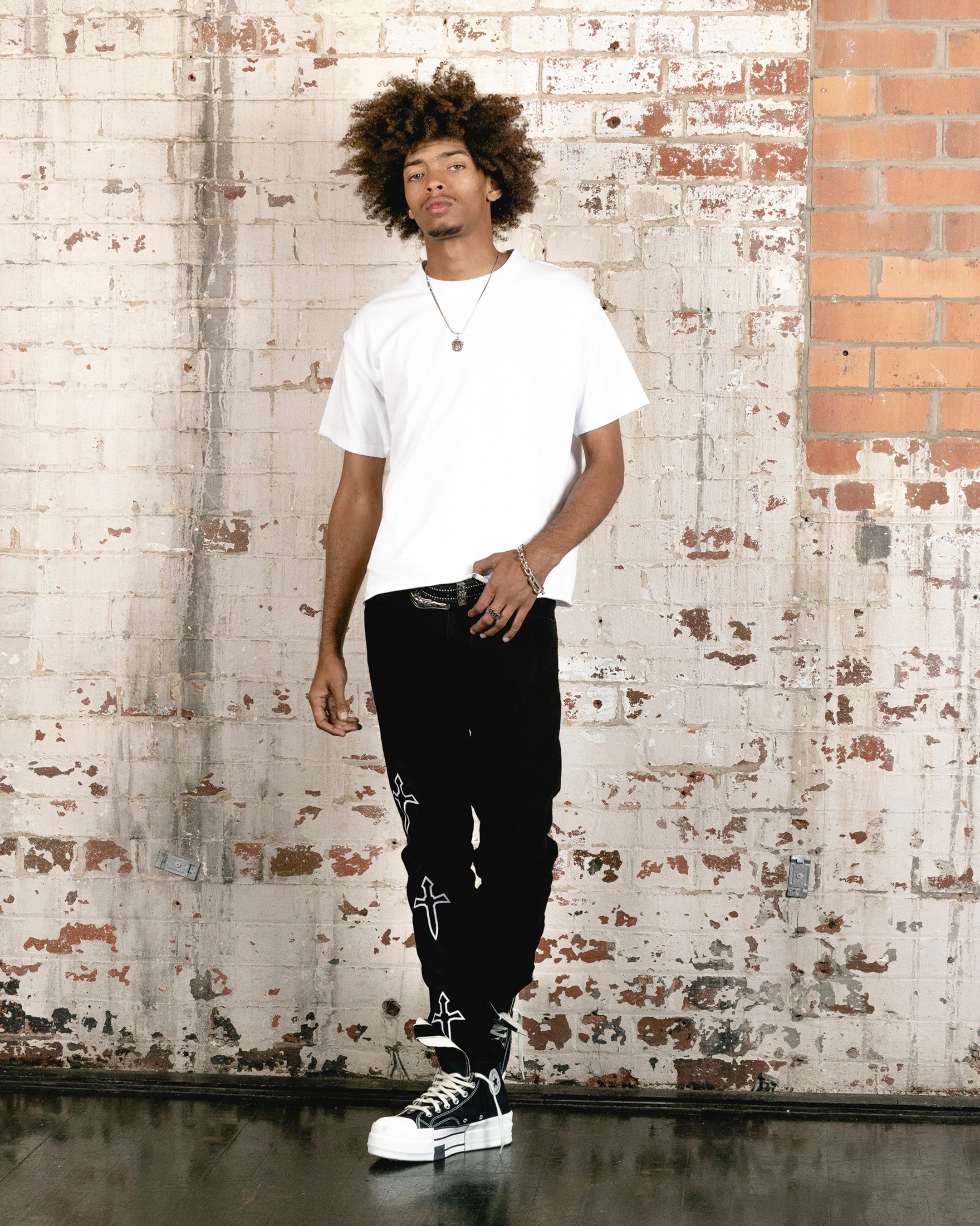 Saint Morta Lafayette Cropped T-Shirt White sold by Culture Kings product image thumbnail 2