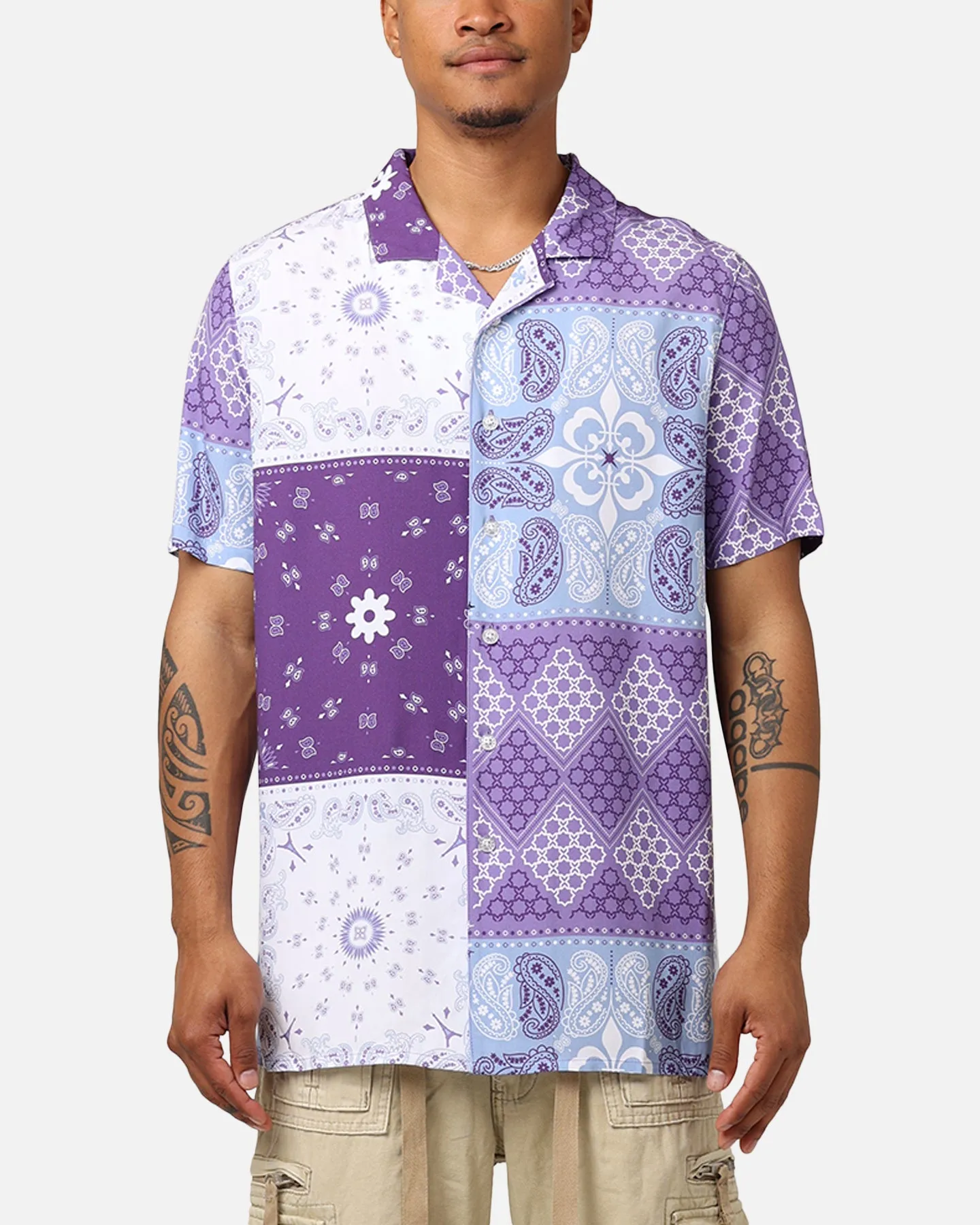 Carré Bandana Ultra Button Up Shirt Purple sold by Culture Kings