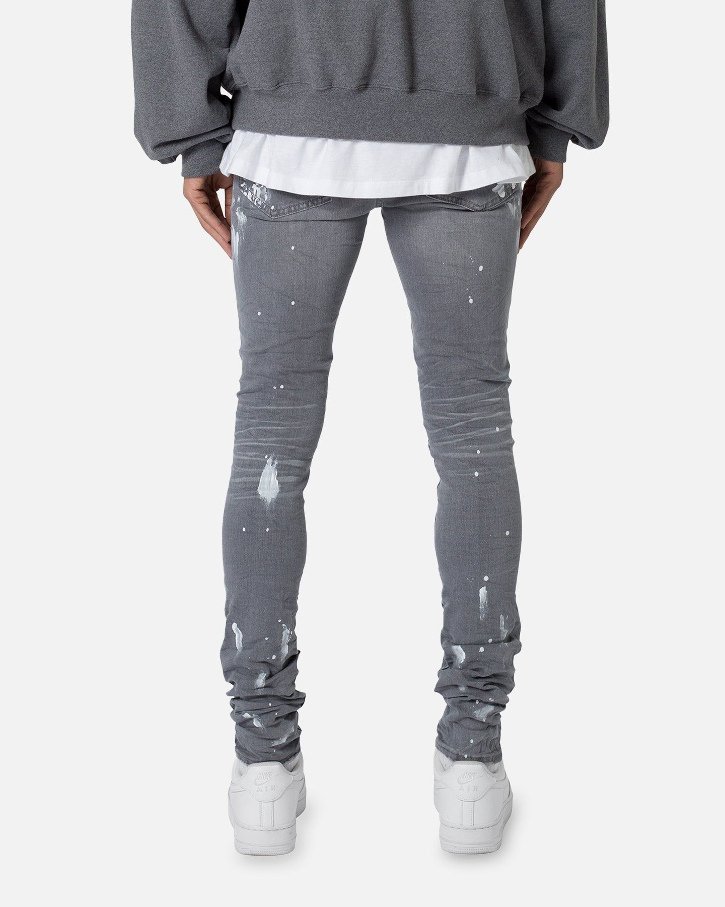 MNML X504 Skinny Denim Jeans Grey sold by Culture Kings product image thumbnail 4