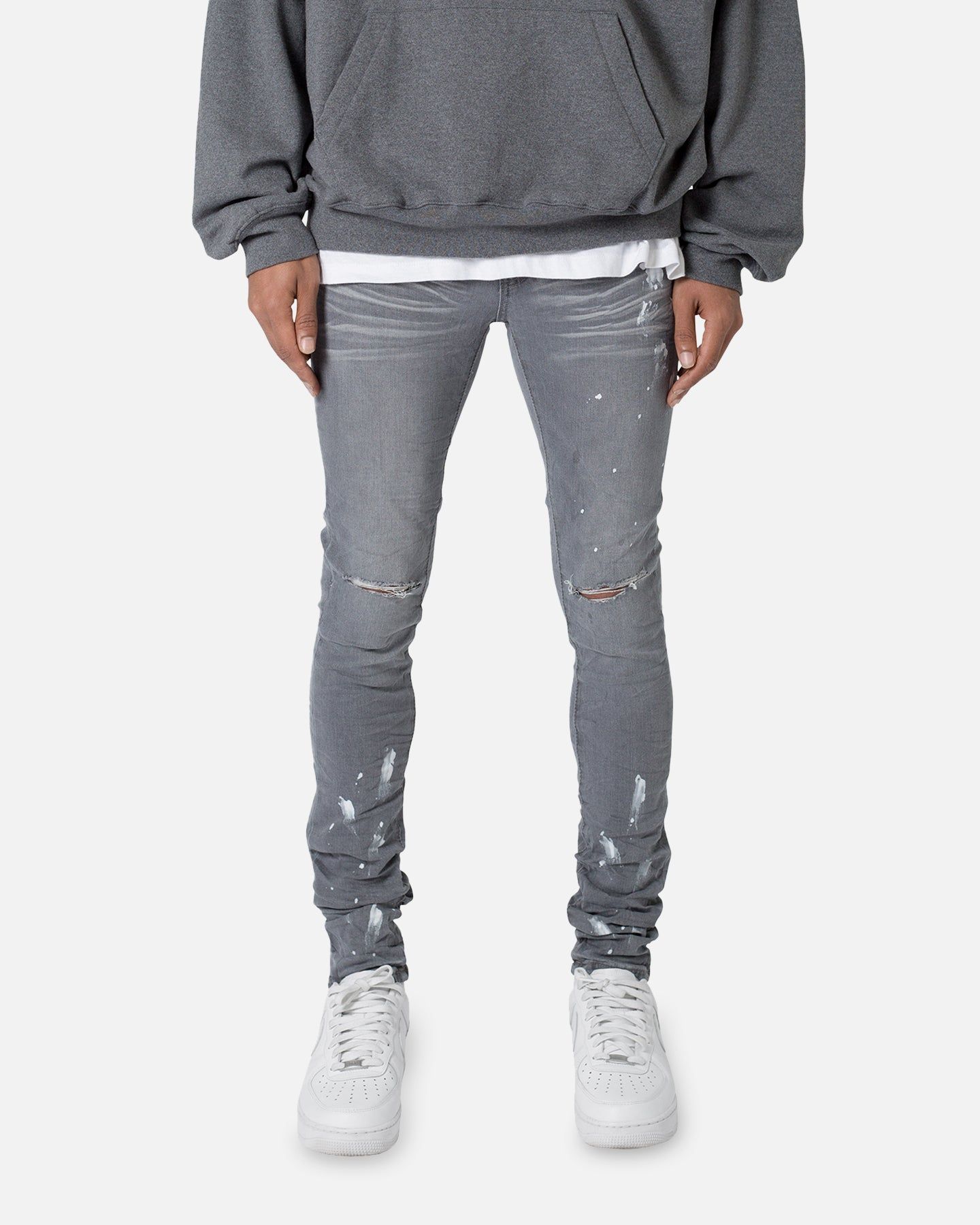 MNML X504 Skinny Denim Jeans Grey sold by Culture Kings