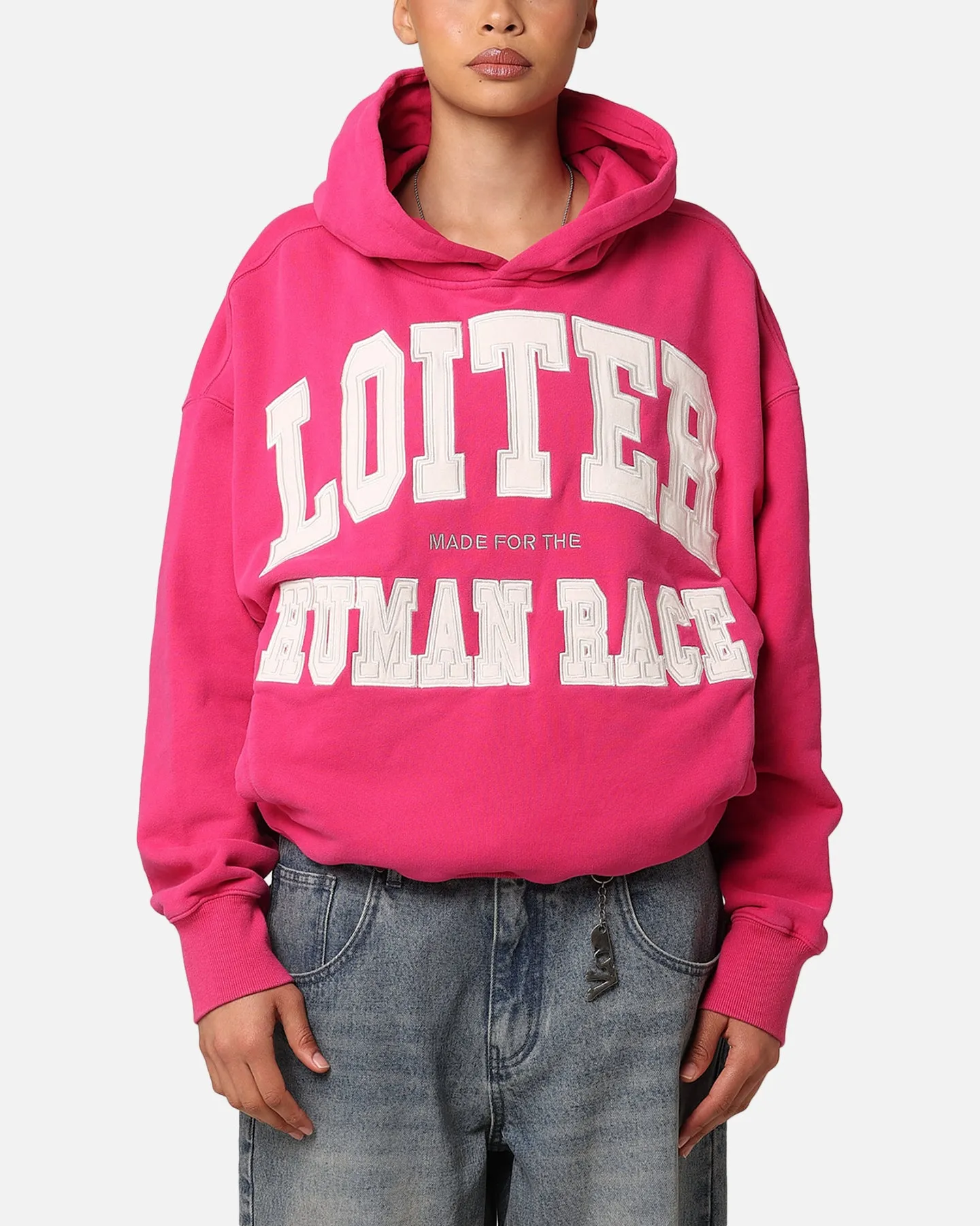 Loiter College Dropout Hoodie Pink sold by Culture Kings