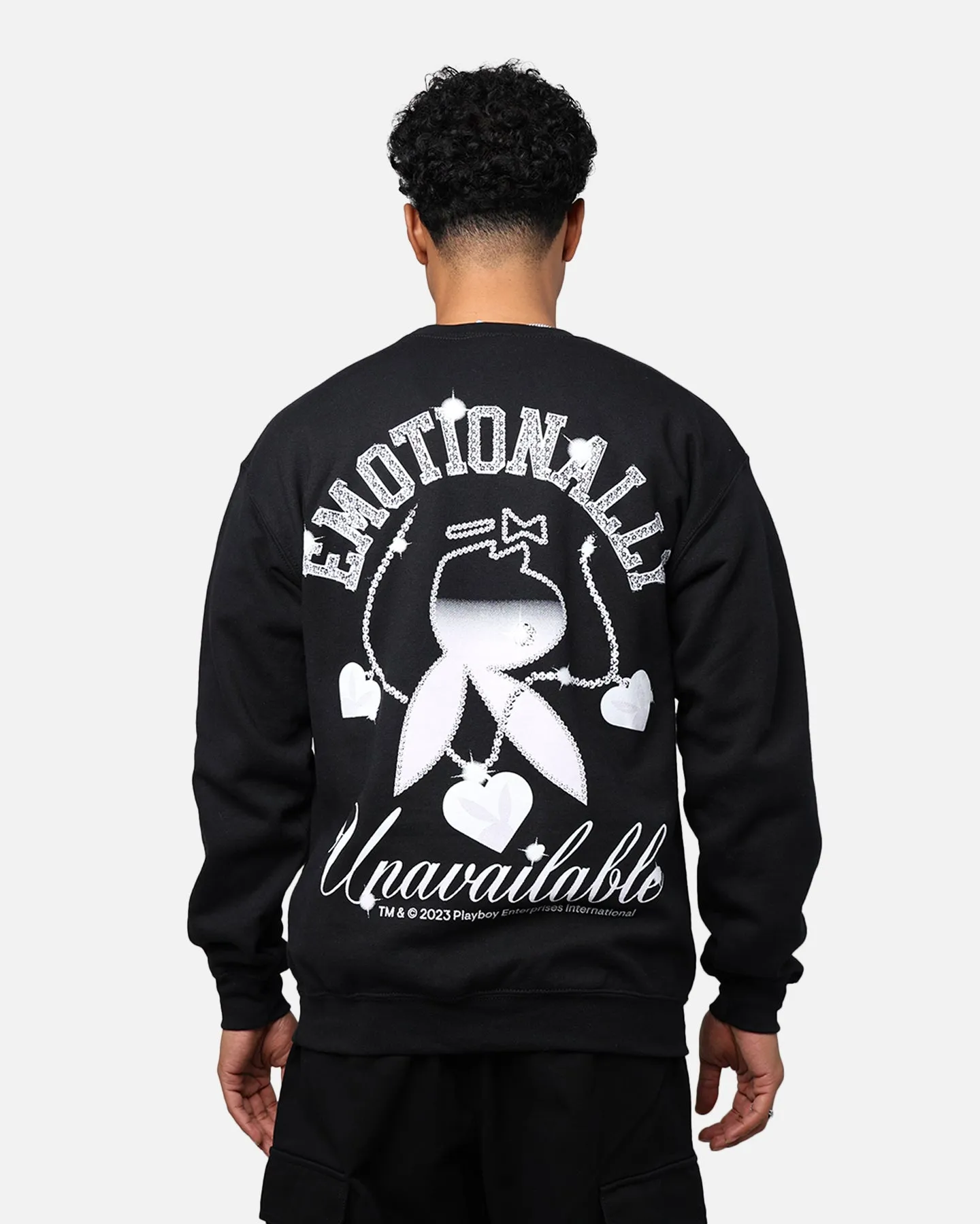 Playboy By Culture Kings Diamonds Are Forever Crewneck Black sold by Culture Kings product image thumbnail 5