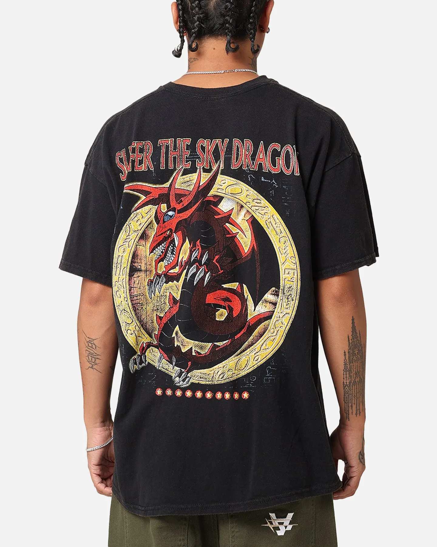 Goat Crew X Yu-Gi-Oh! Slifer Vintage T-Shirt Black Wash sold by Culture Kings product image thumbnail 2