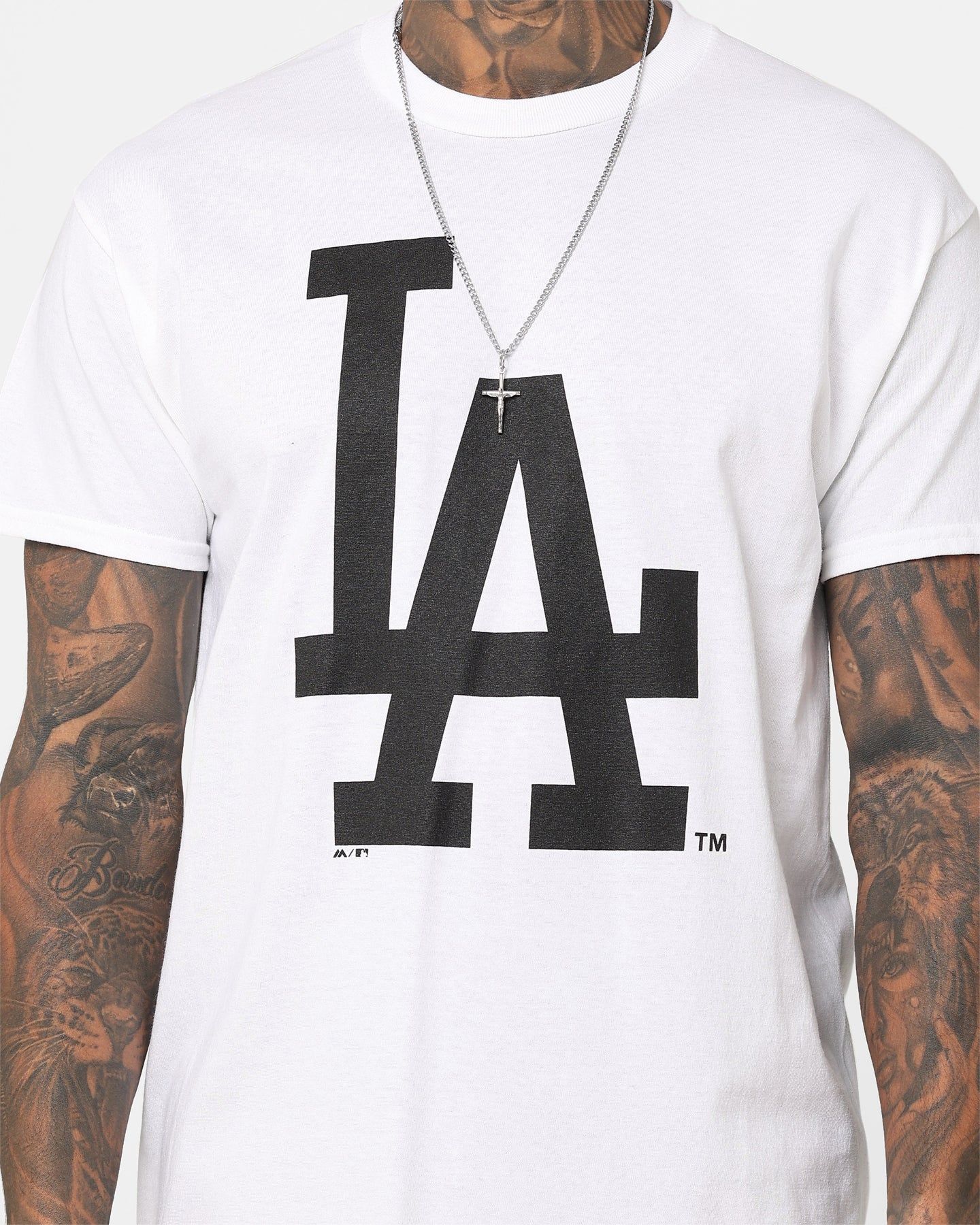 Majestic Athletic Los Angeles Dodgers Prism T-Shirt Vintage White sold by Culture Kings product image thumbnail 3