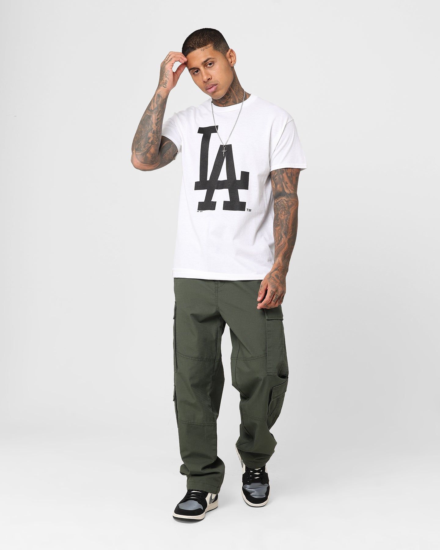 Majestic Athletic Los Angeles Dodgers Prism T-Shirt Vintage White sold by Culture Kings product image thumbnail 2