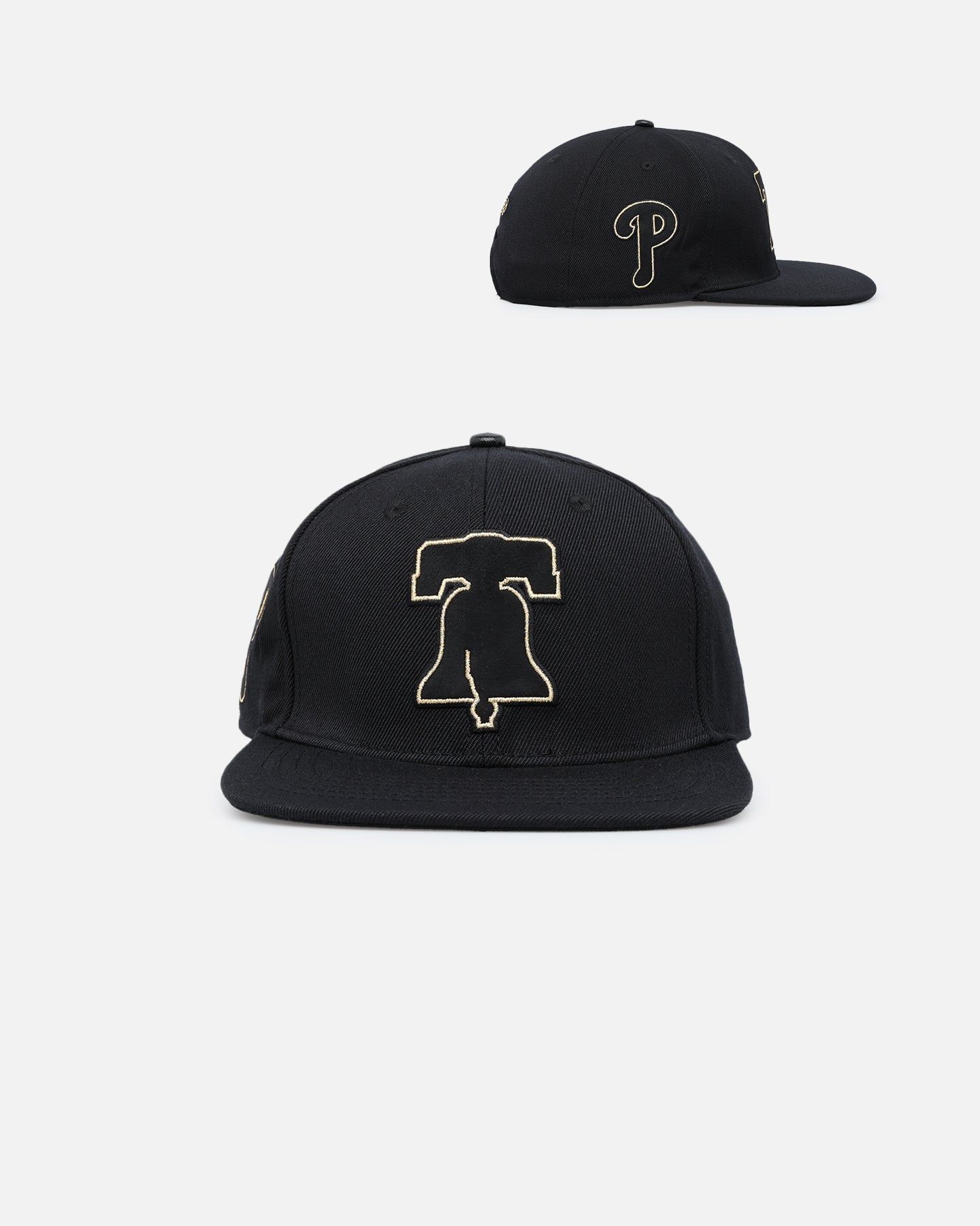 Pro Standard Philadelphia Phillies 'Black & Gold' Snapback Black/Gold sold by Culture Kings