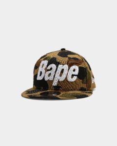 A Bathing Ape Bape X New Era 1st Camo 9FIFTY Snapback Green sold by Culture Kings