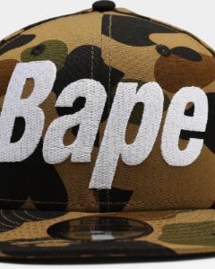 A Bathing Ape Bape X New Era 1st Camo 9FIFTY Snapback Green sold by Culture Kings