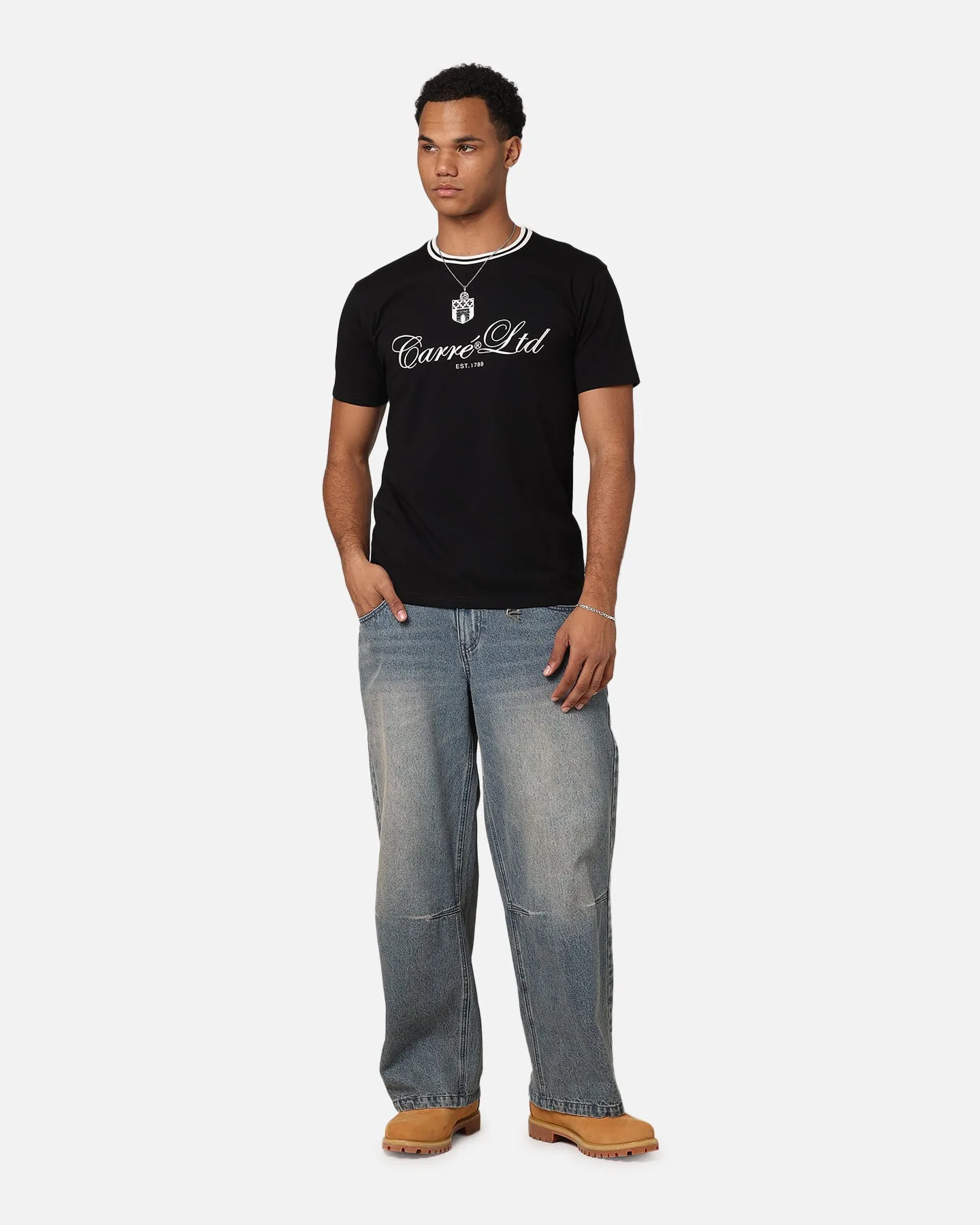 Carre Domaine 2.0 Classic T-Shirt Black sold by Culture Kings product image thumbnail 3