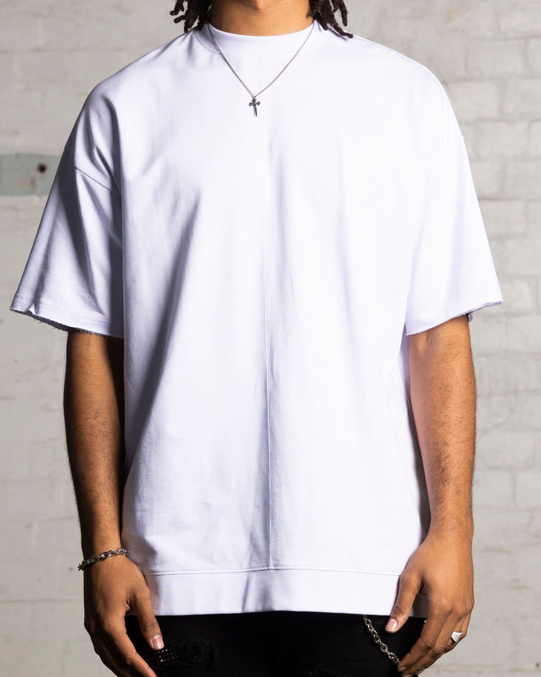 Saint Morta Shadow Boxy T-Shirt White sold by Culture Kings product image thumbnail 3