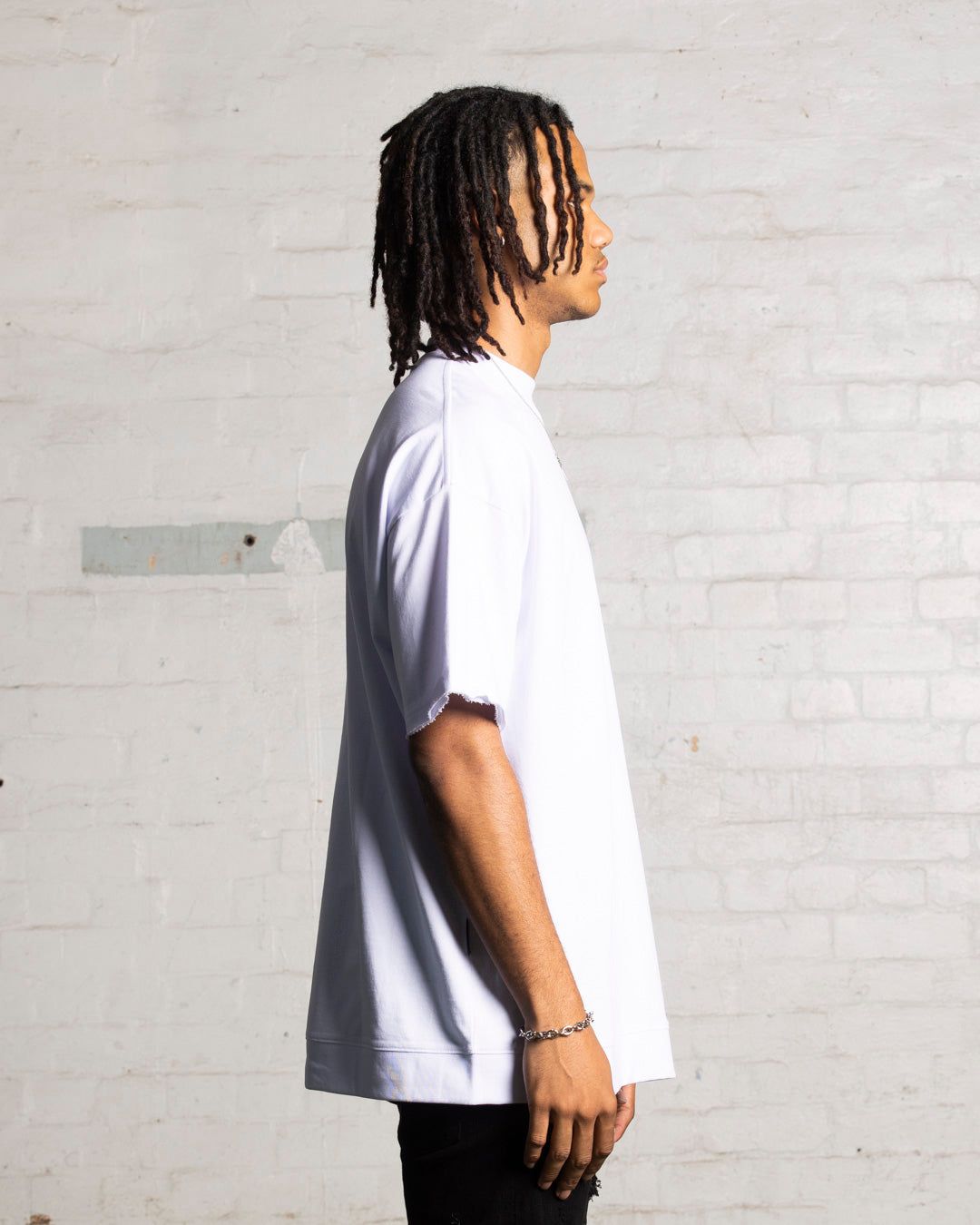 Saint Morta Shadow Boxy T-Shirt White sold by Culture Kings product image thumbnail 5