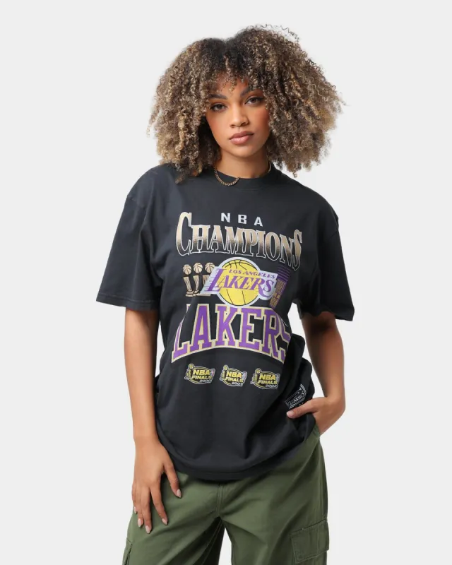 Mitchell & Ness Los Angeles Lakers Champs Short Sleeve T-Shirt Black sold by Culture Kings