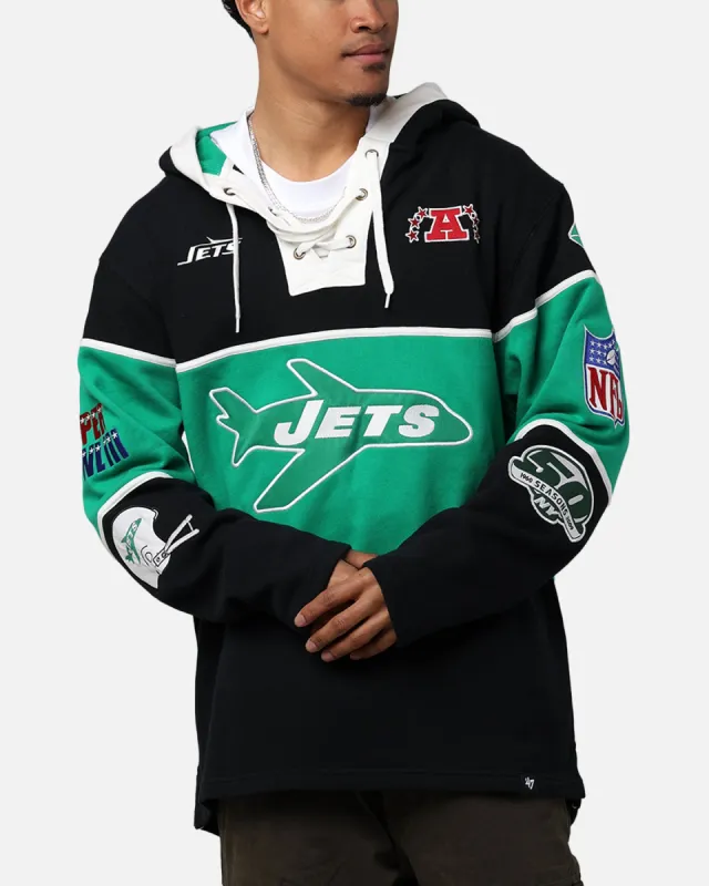 47 Brand New York Jets Super Bowl Gridiron Lacer Hoodie Jet Black sold by Culture Kings